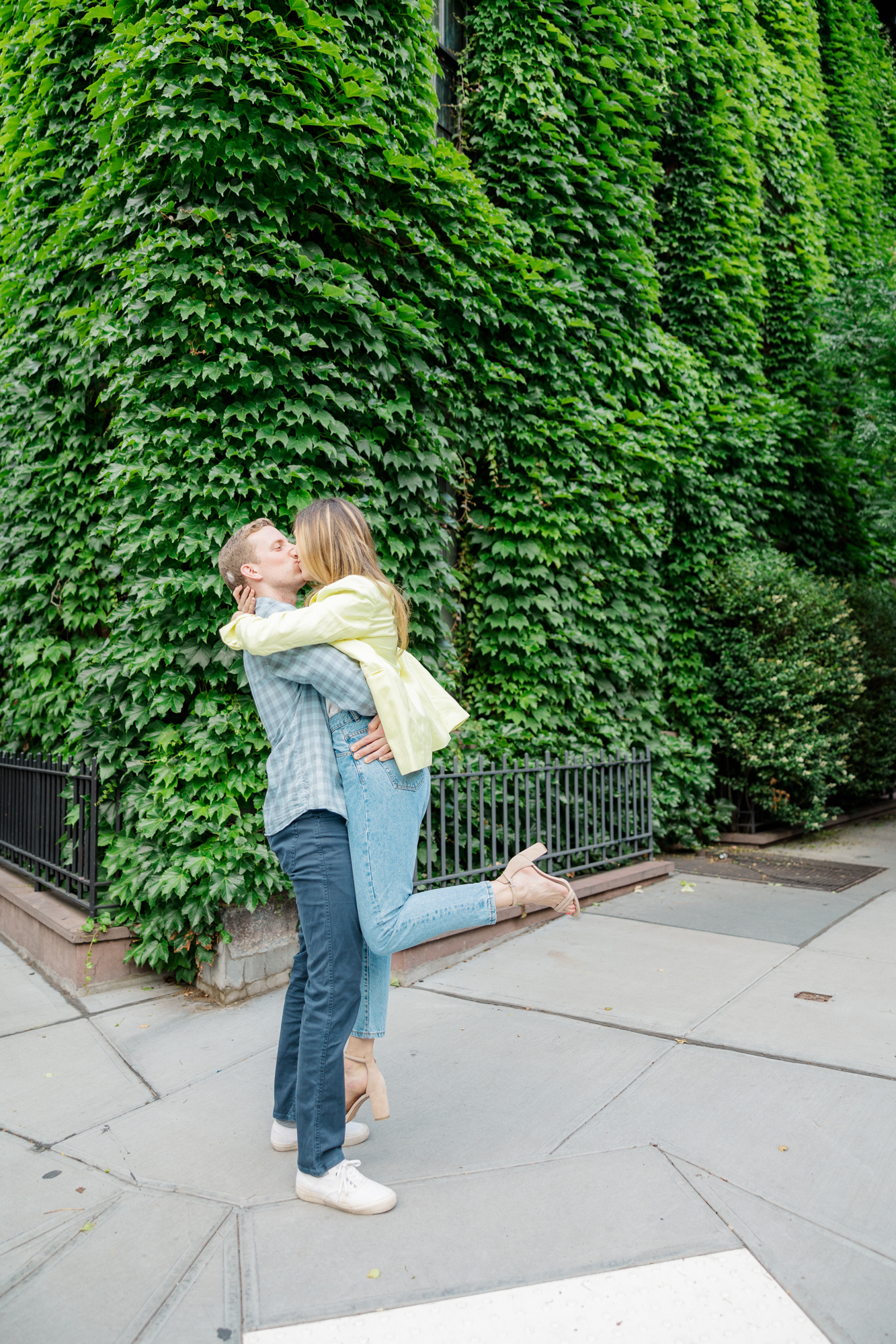 Intimate Summer Engagement Photography in the West Village