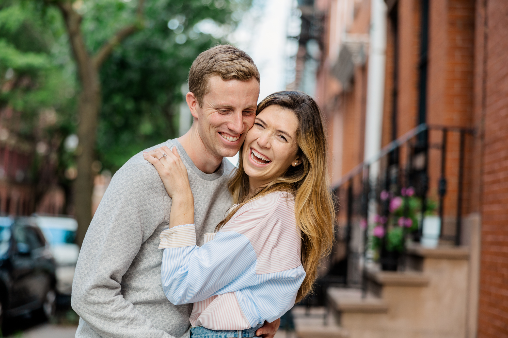 Picture-Perfect Summer Engagement Photography in the West Village