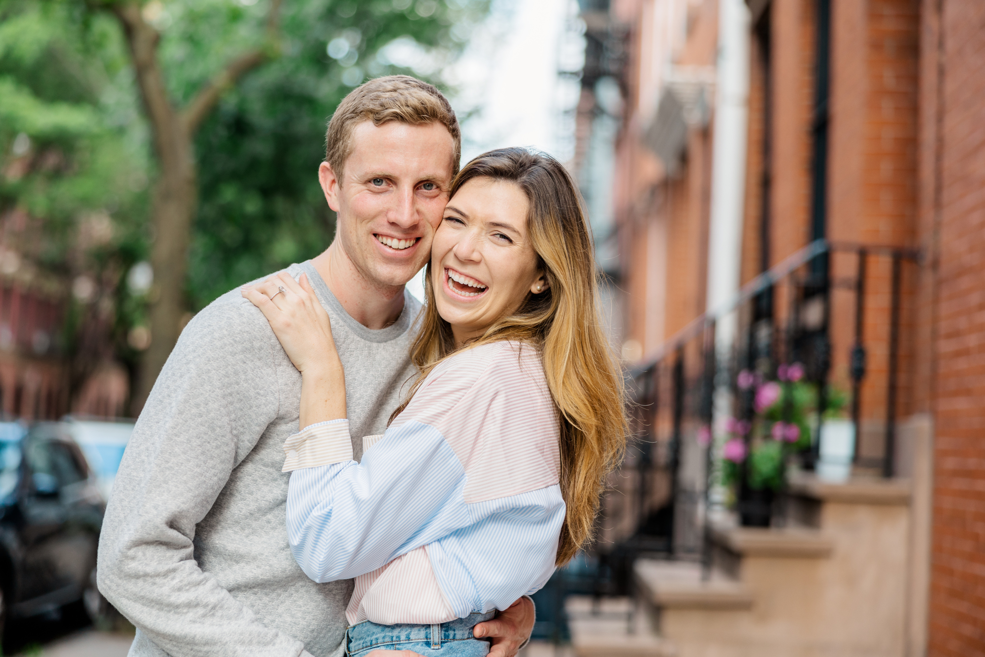 Beautiful Summer Engagement Photography in the West Village