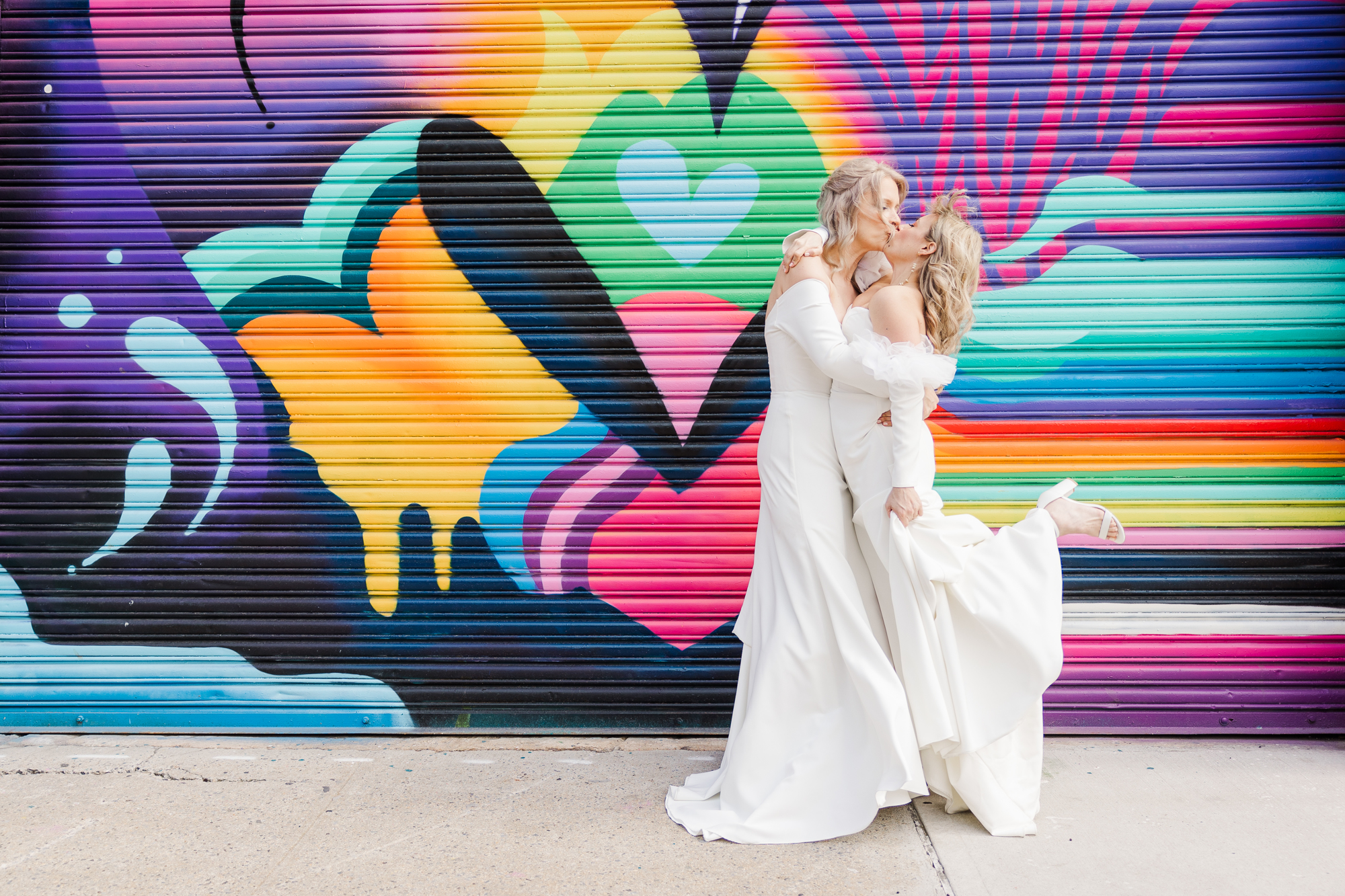 Vibrant LGBTQ Brooklyn Winery Wedding
