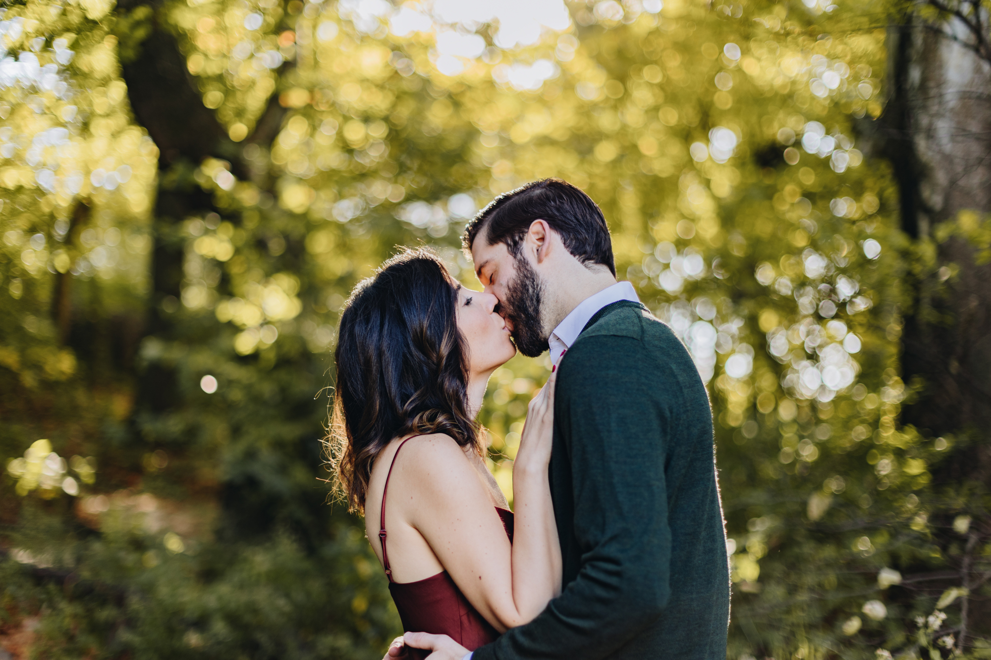 Dazzling Central Park Engagement Photos in Fall