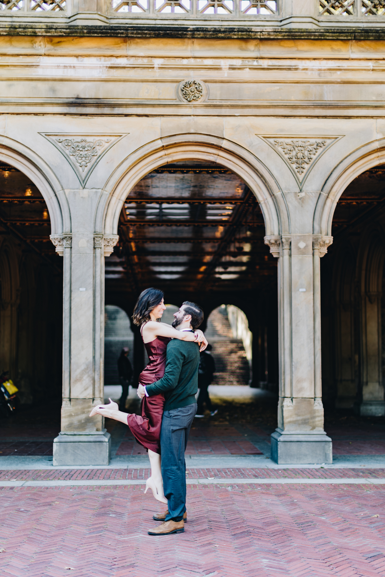 Special Central Park Engagement Photos in Fall