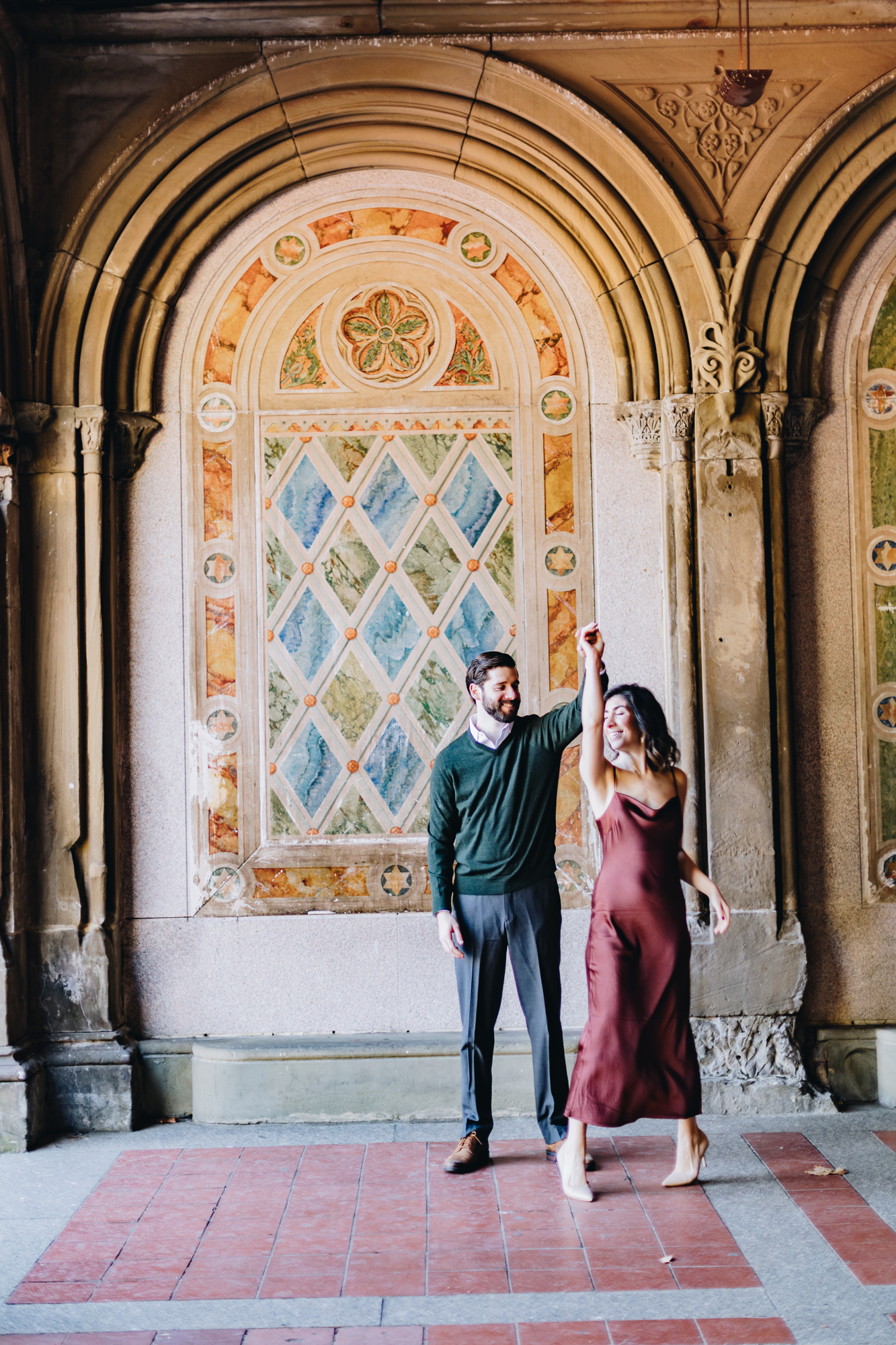 Stunning Central Park Engagement Photos in Fall