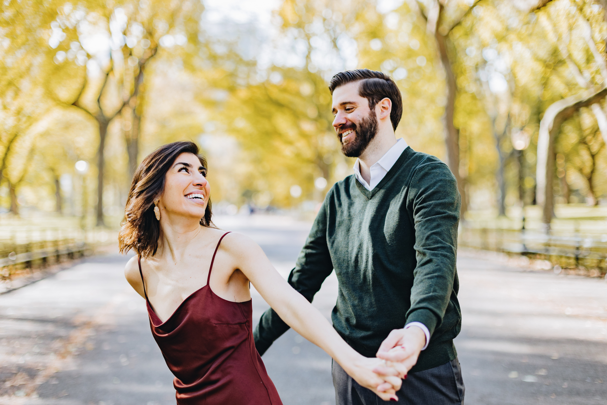 Unforgettable Central Park Engagement Photos in Fall