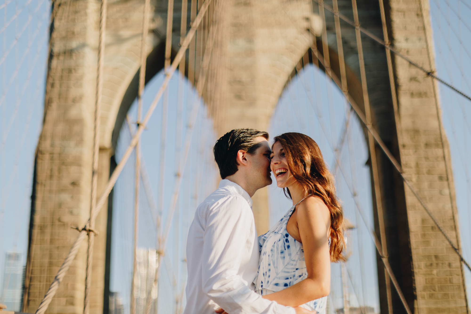 Memorable Brooklyn Bridge Engagement Photos