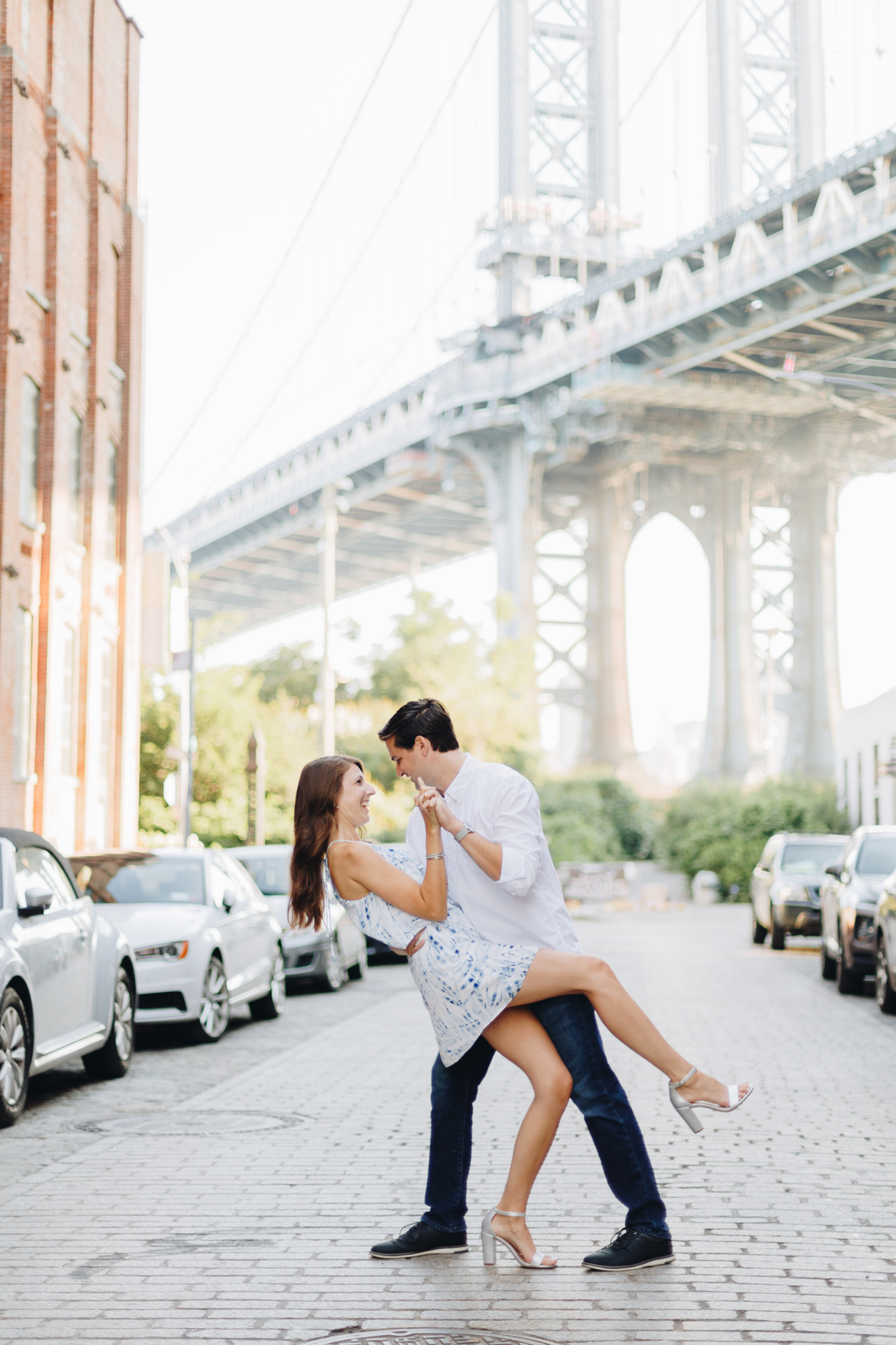 Picture-Perfect Brooklyn Bridge Engagement Photos
