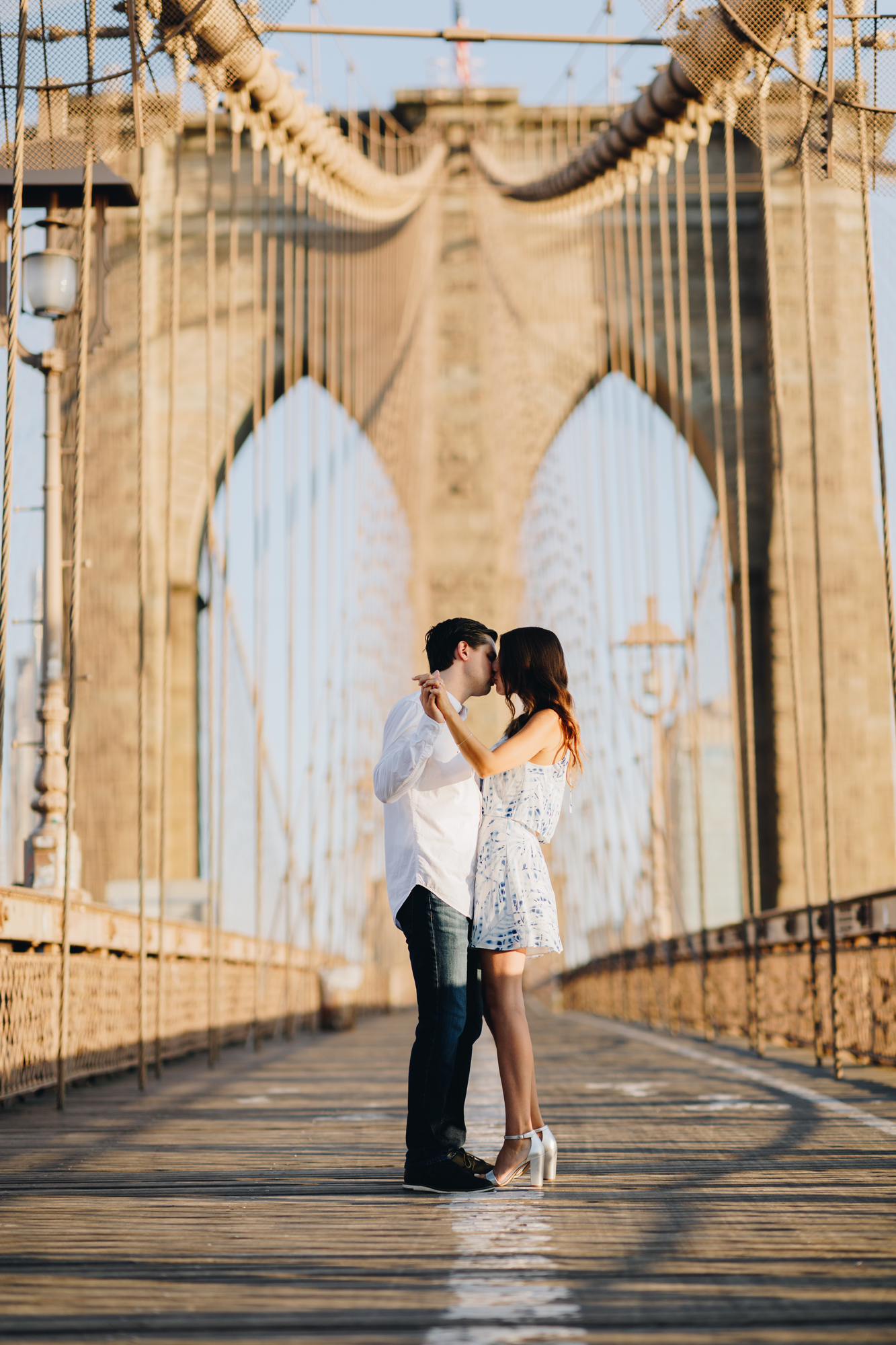 Magical Brooklyn Bridge Engagement Photos