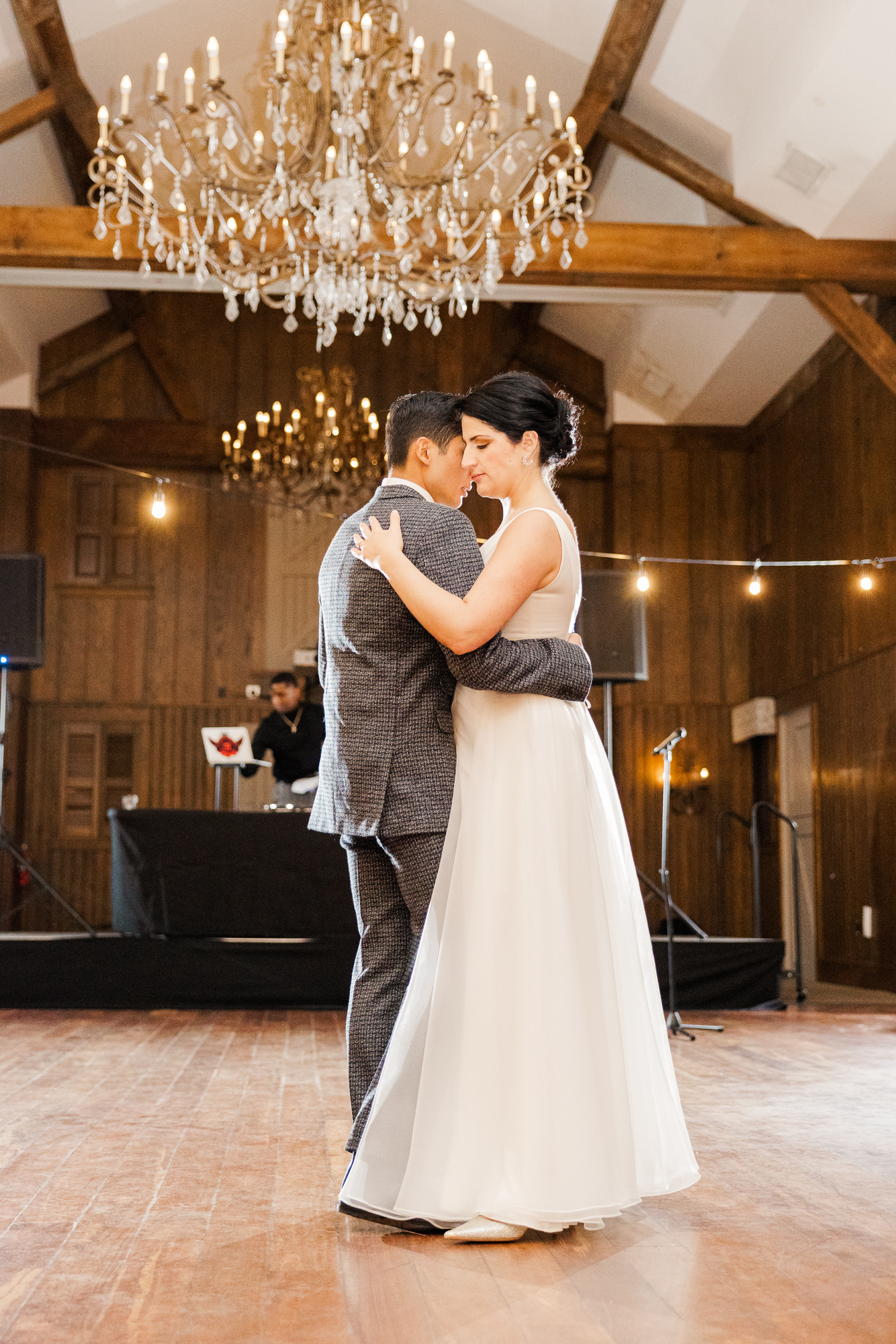 Touching Normandy Farm Wedding Photos in Wintery Blue Bell, PA