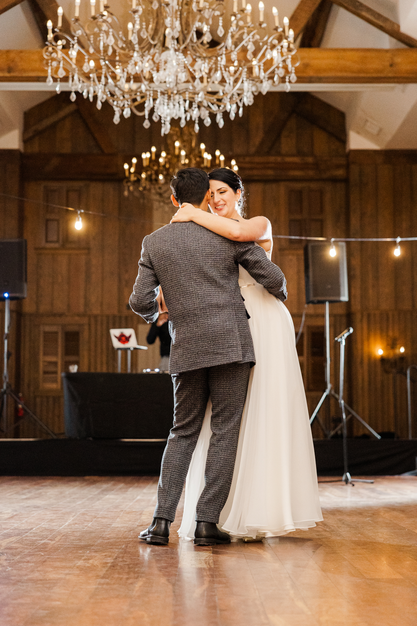 Intimate Normandy Farm Wedding Photos in Wintery Blue Bell, PA