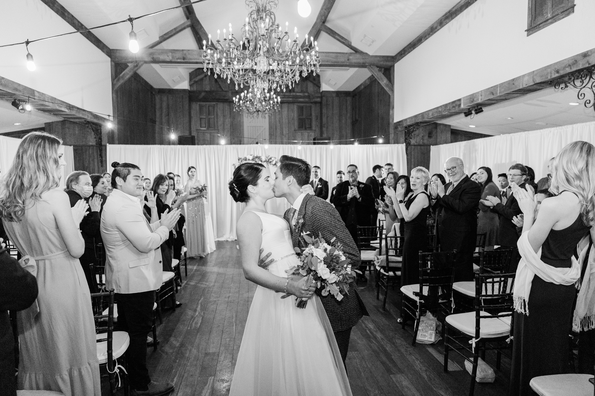 Special Normandy Farm Wedding Photos in Wintery Blue Bell, PA