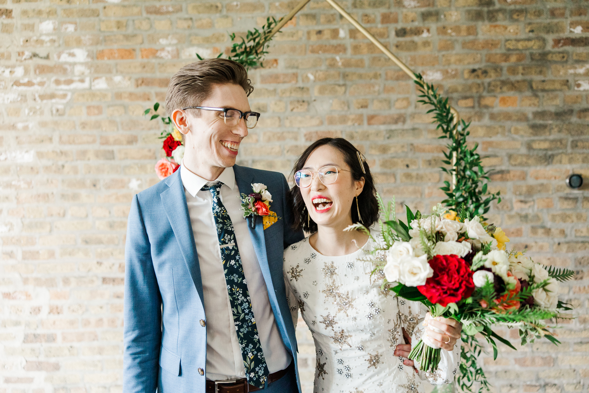 Lovely Chicago Micro Wedding Photos at Wicker Park Inn in Fall
