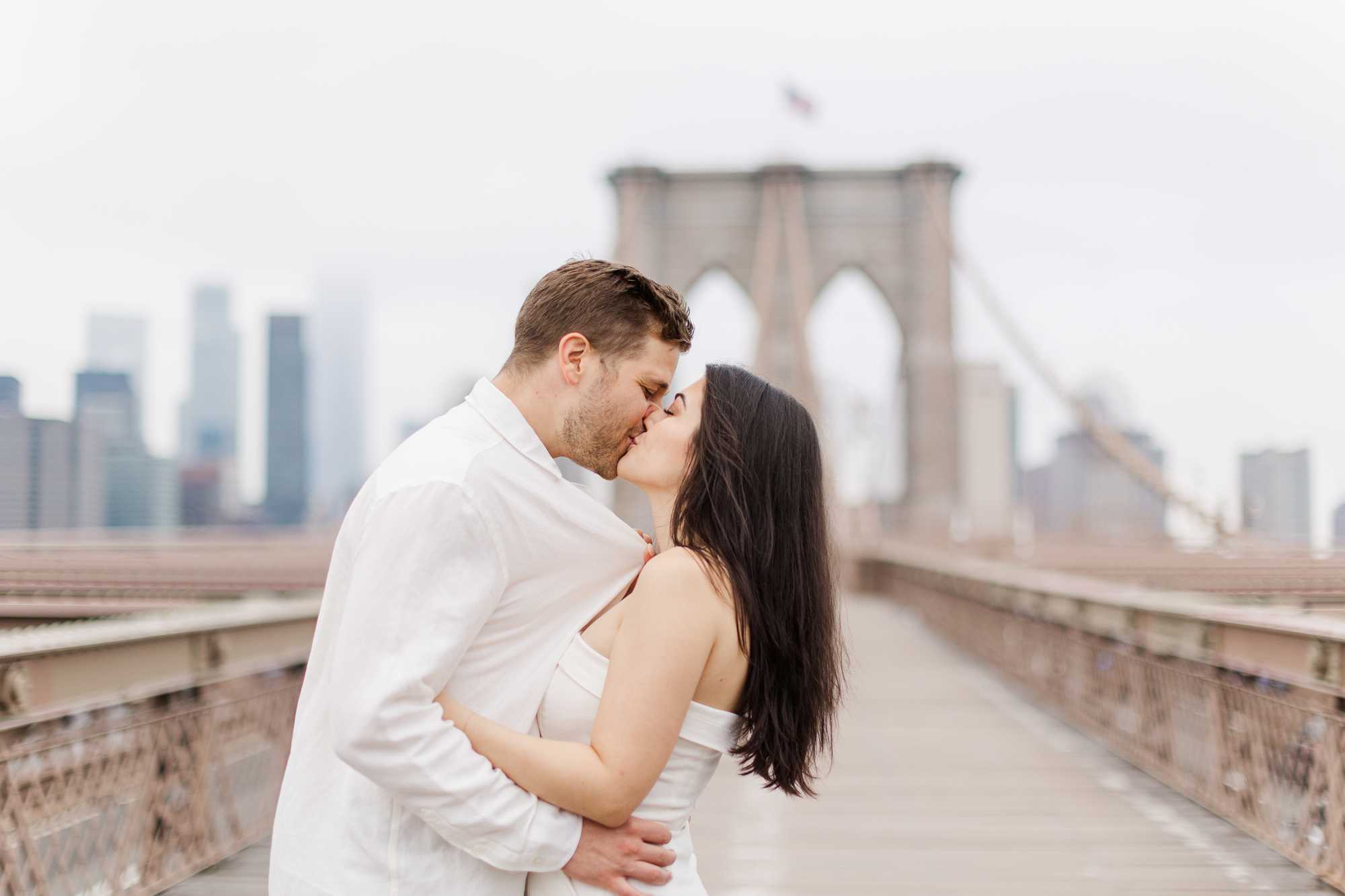 Sensational Engagement Photography on the Brooklyn Bridge