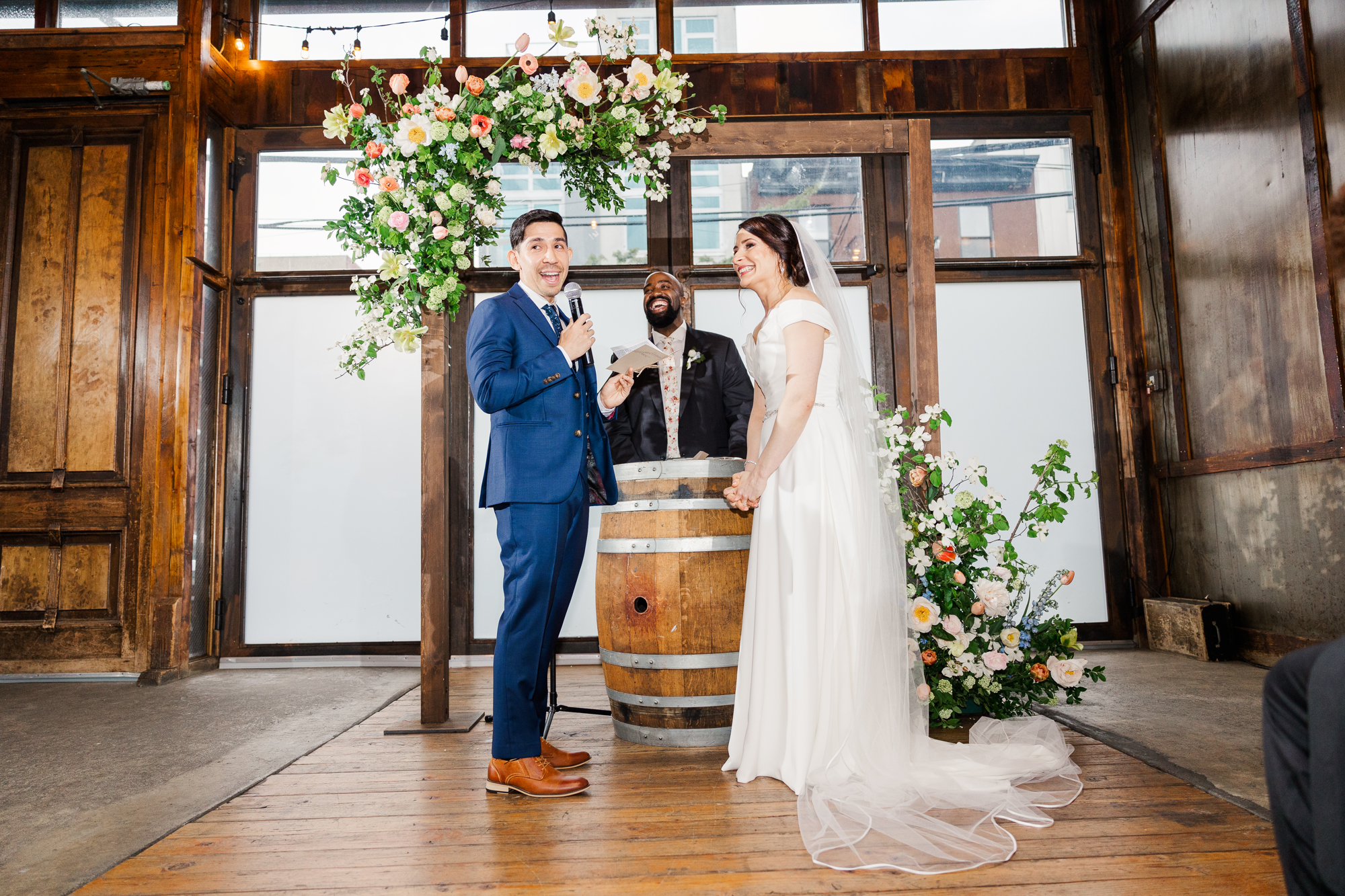 Iconic Brooklyn Winery Summer Wedding In New York