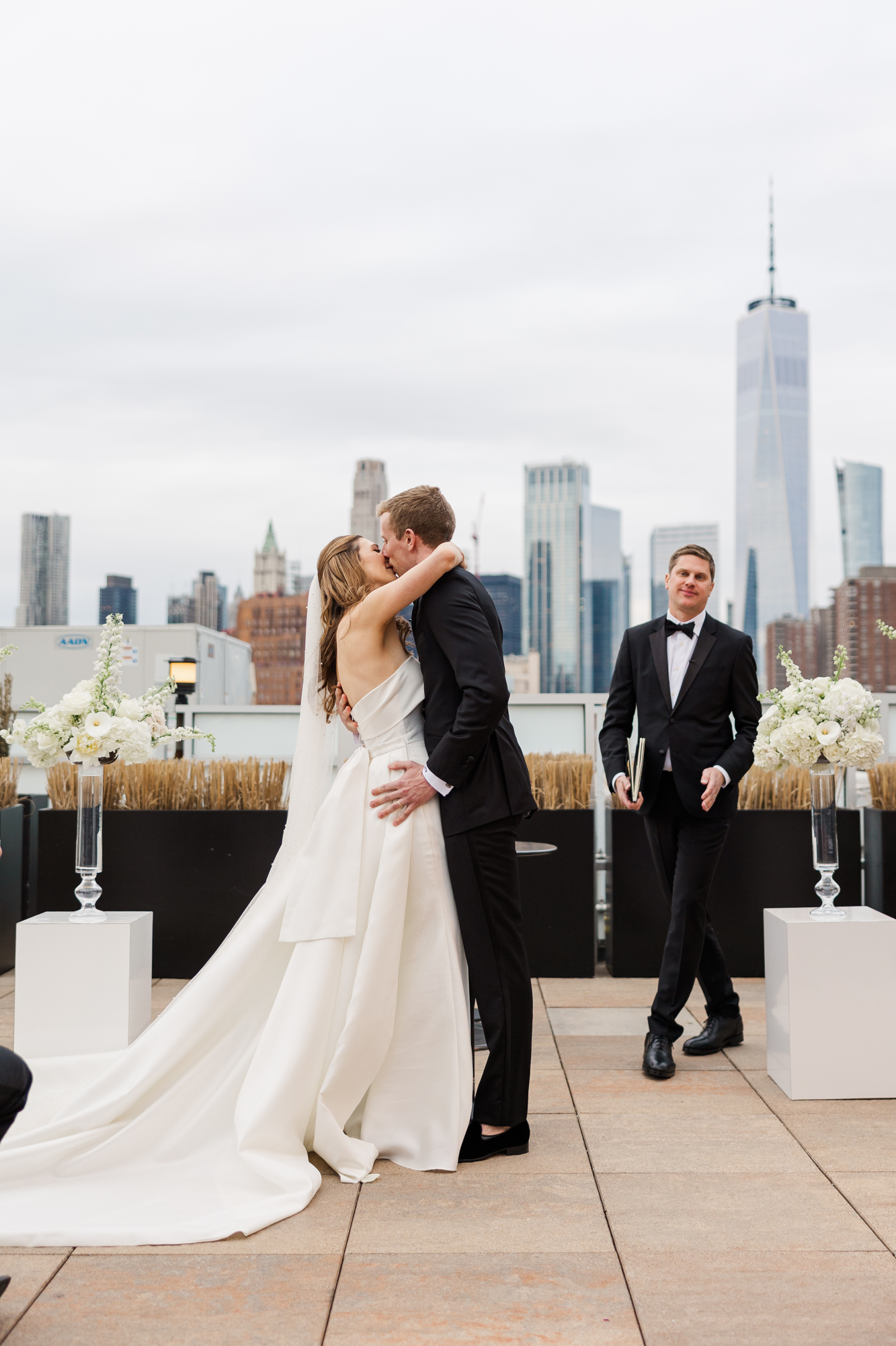 Joyous Tribeca Rooftop Springtime Wedding