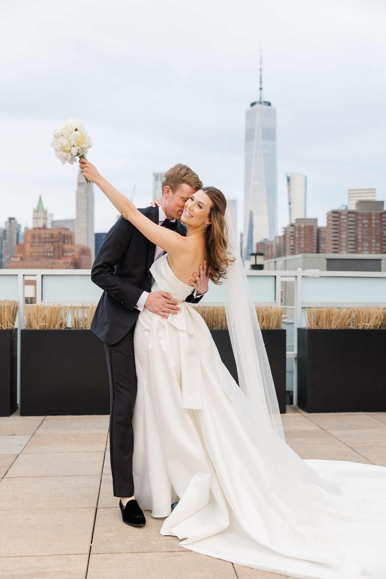 Beautiful Tribeca Rooftop Springtime Wedding