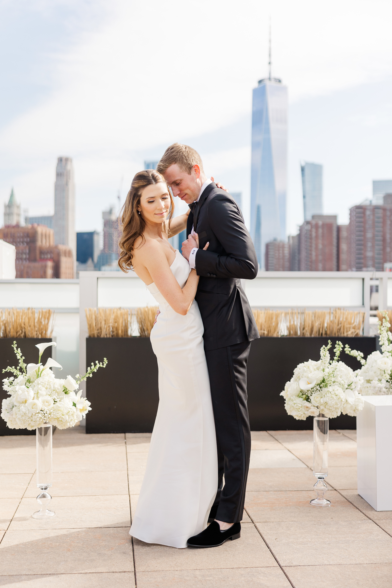 Romantic Tribeca Rooftop Wedding in Spring