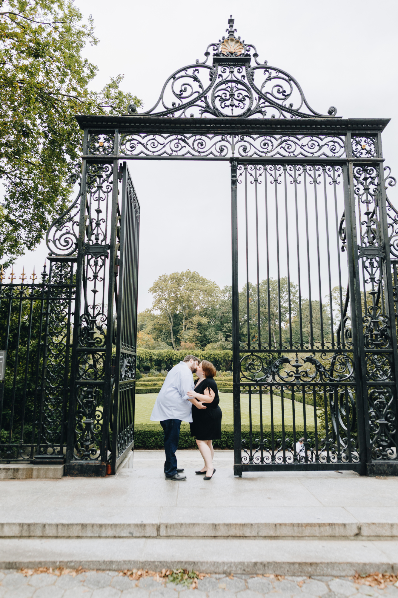 Lovely Autumn Conservatory Garden Engagement Photography