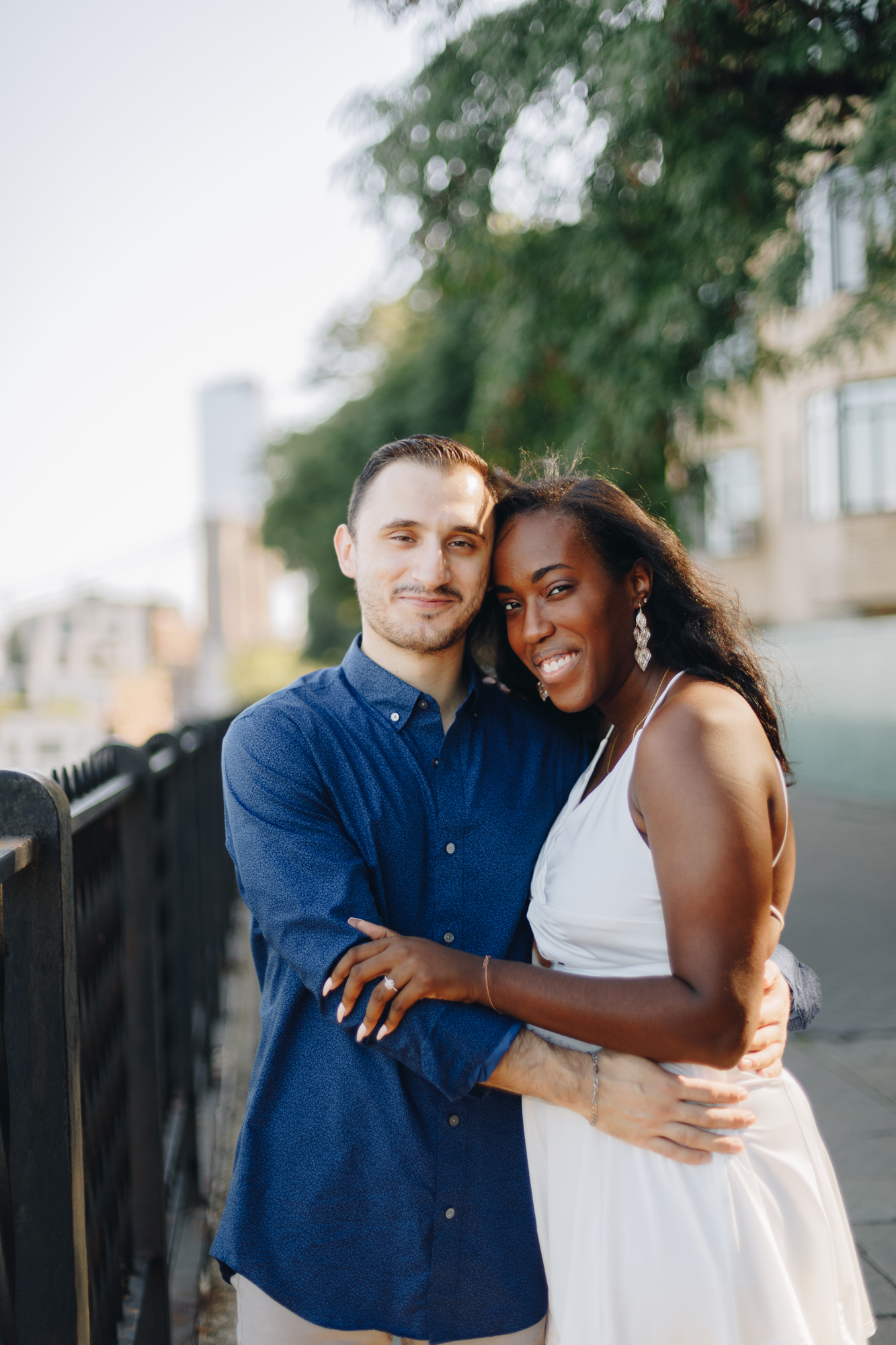 Breathtaking Brooklyn Heights Summer Engagement Photography