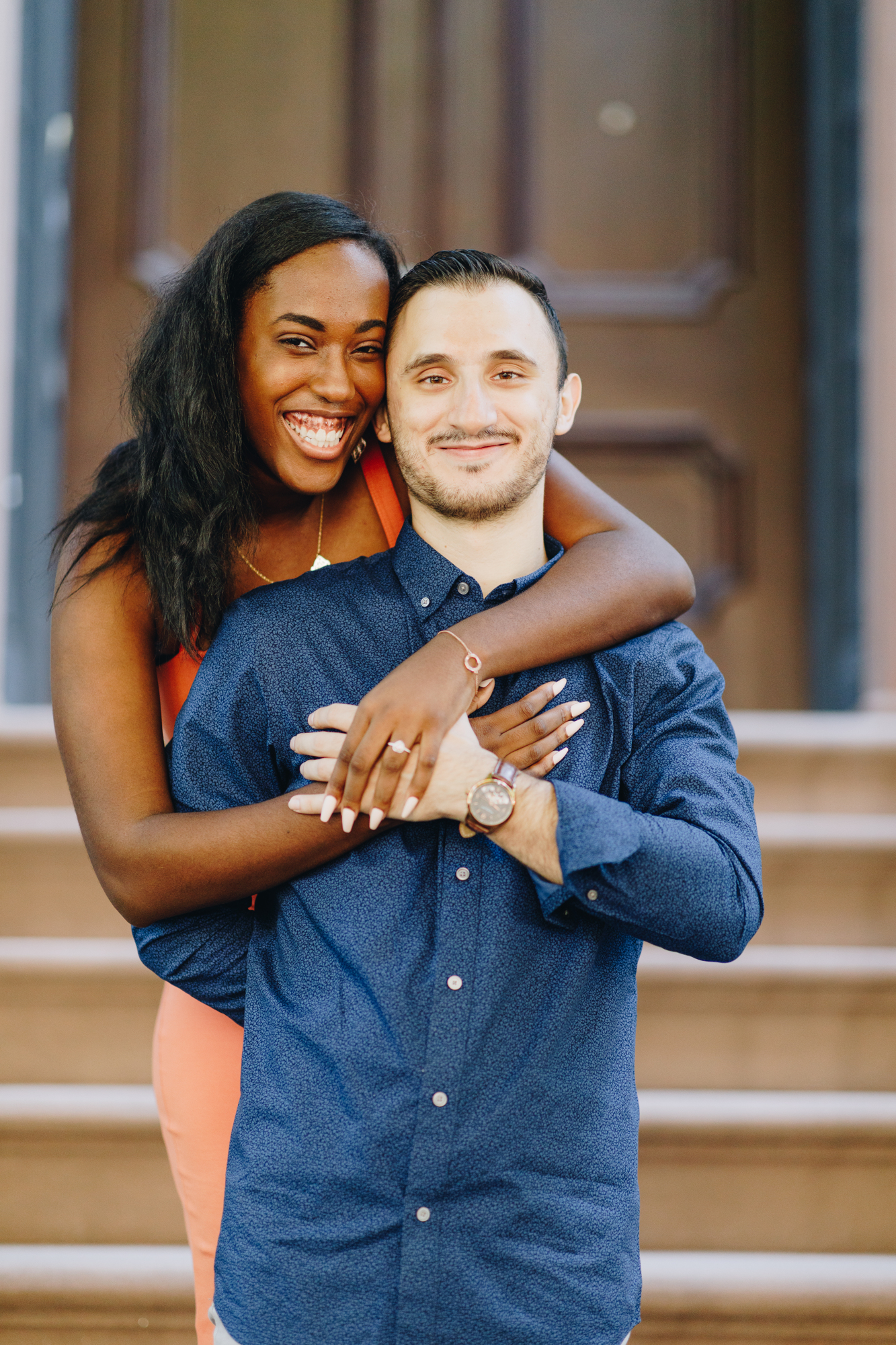 Beautiful Brooklyn Heights Summer Engagement Photography