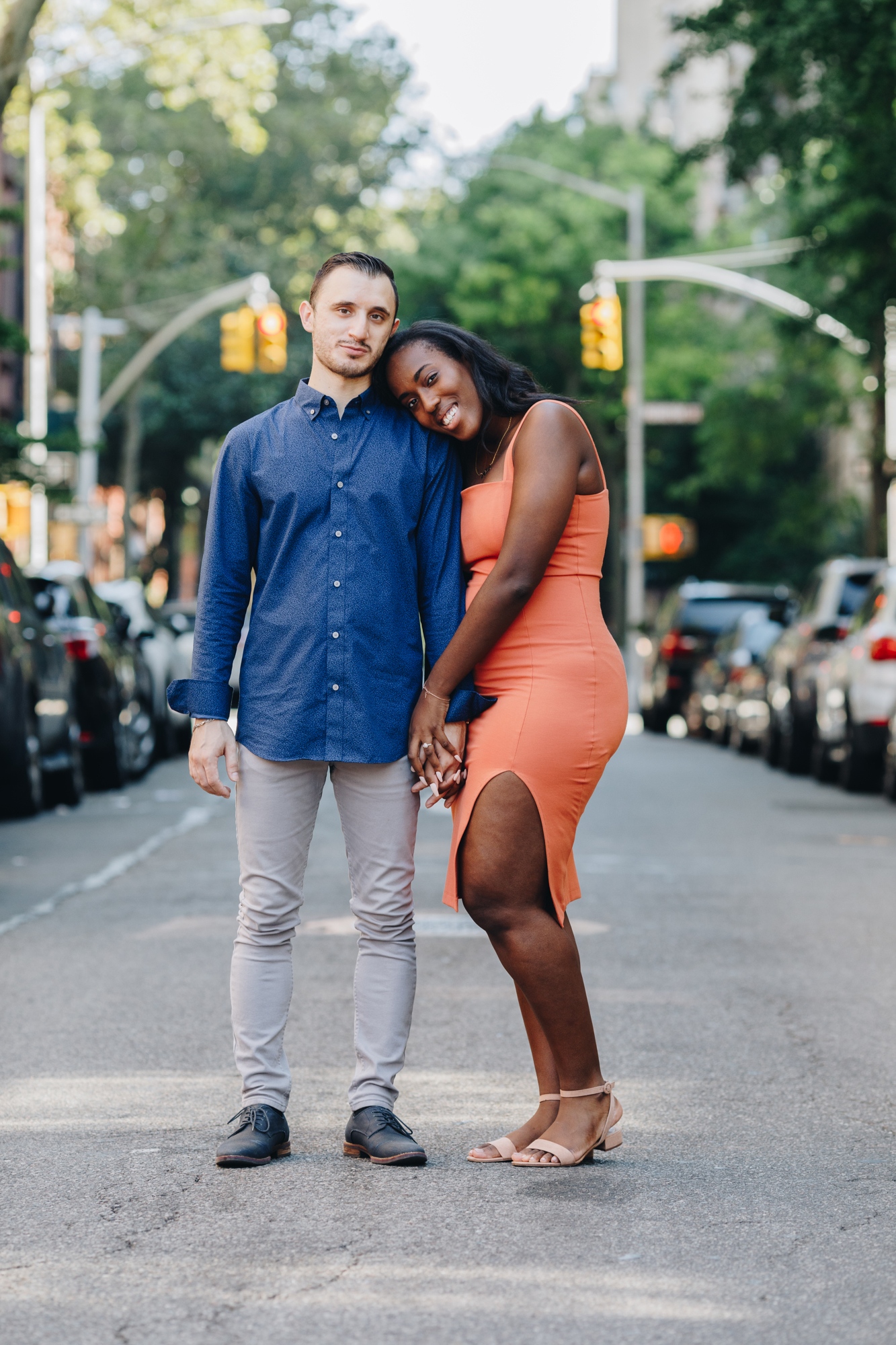 Lovely Brooklyn Heights Summer Engagement Photography