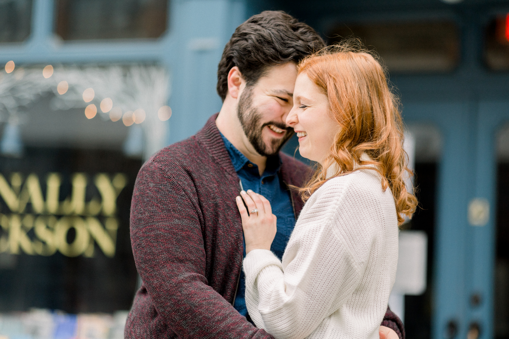 Perfect South Street Seaport Engagement Photos