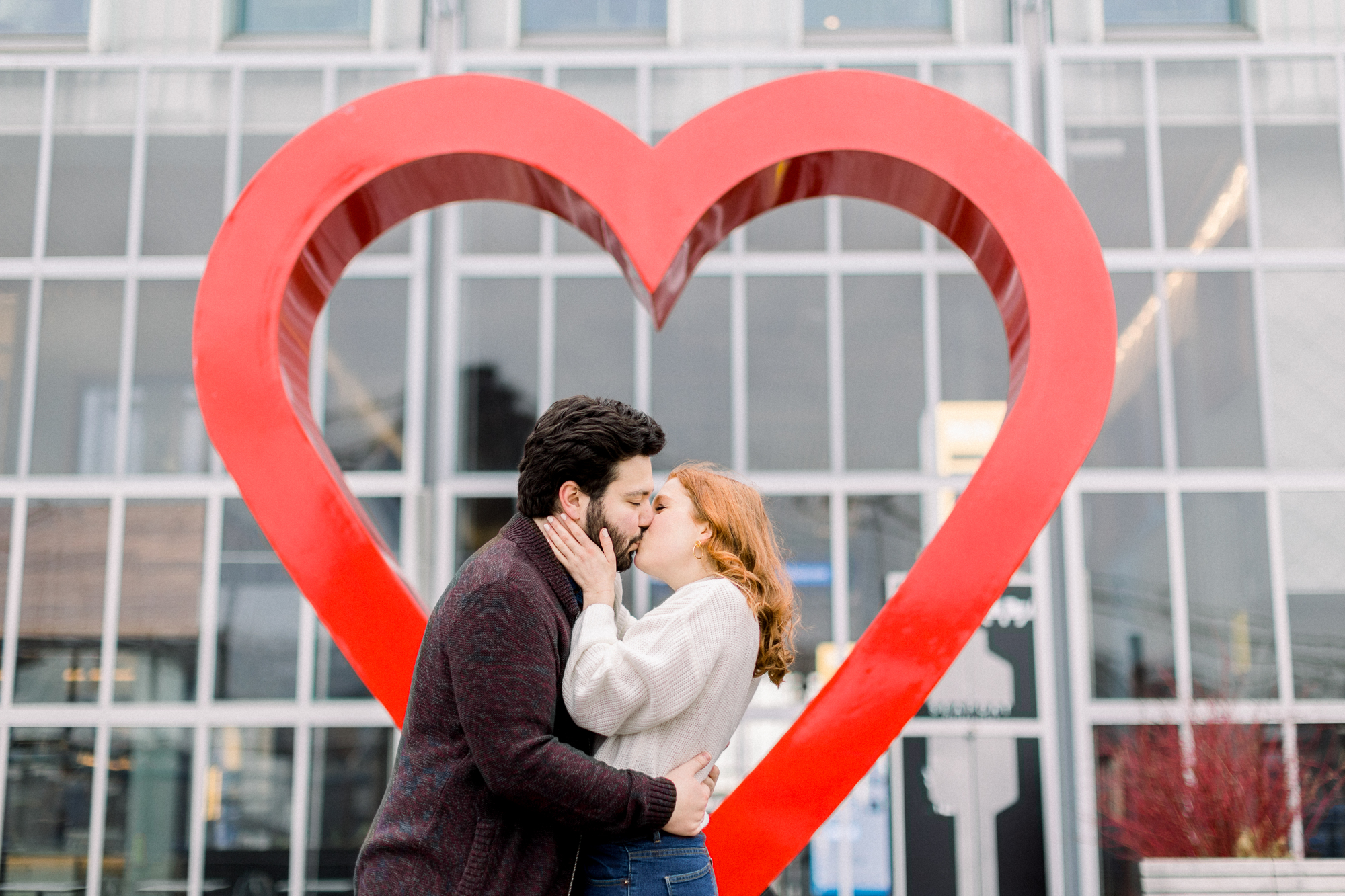 Intimate South Street Seaport Engagement Photos