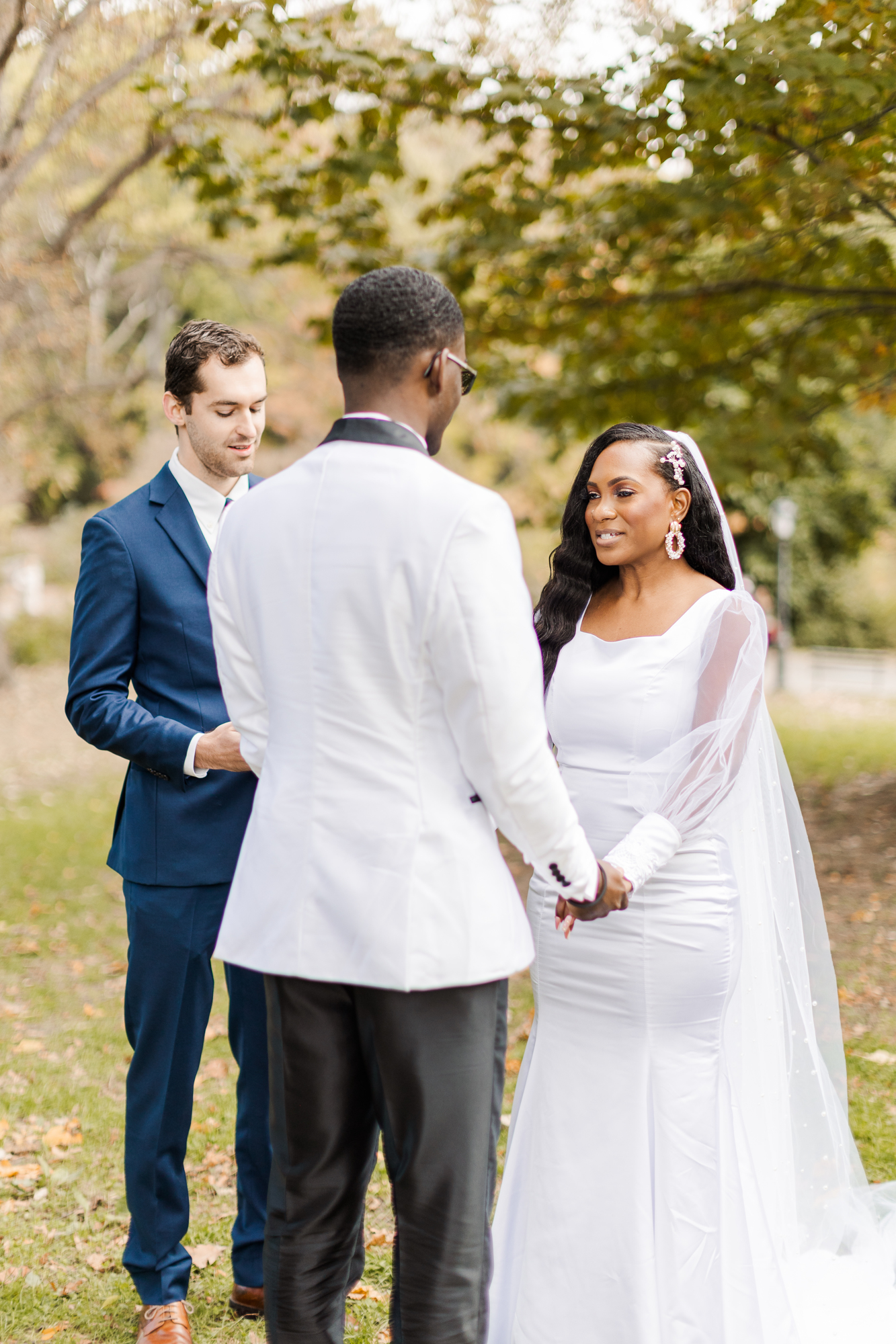 Timeless Central Park Wedding Photos on Cherry Hill in Fall