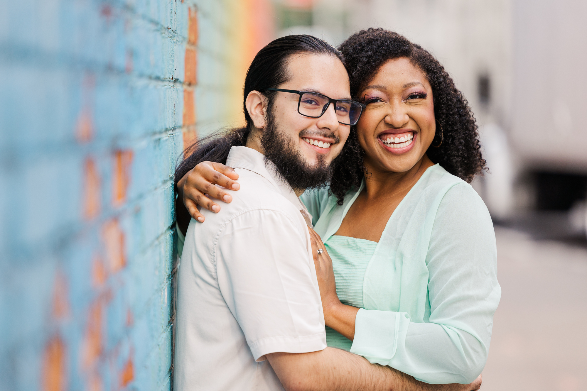 Candid Summer Engagement Photo Shoot in New York