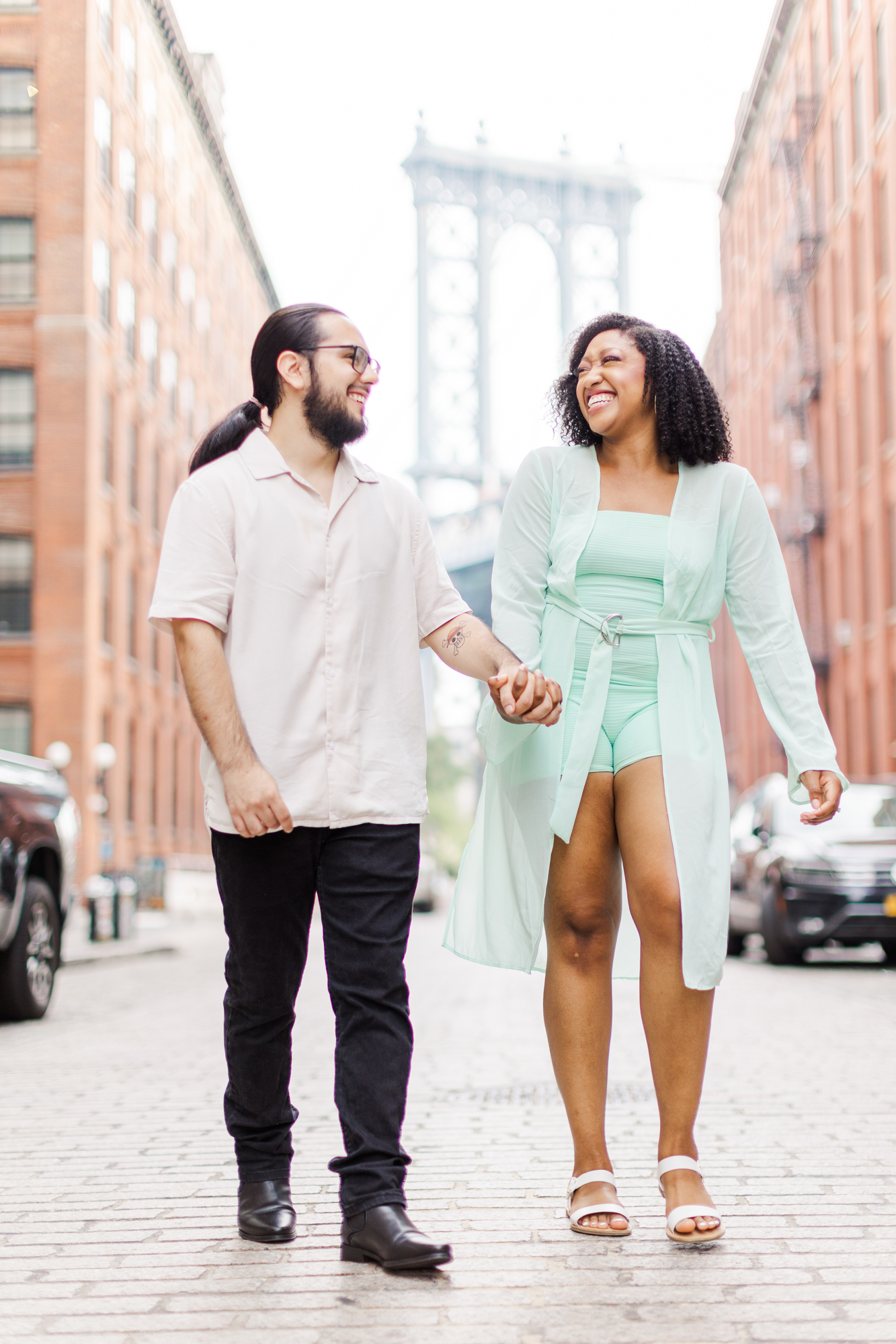 Intimate Summer Engagement Photo Shoot in New York