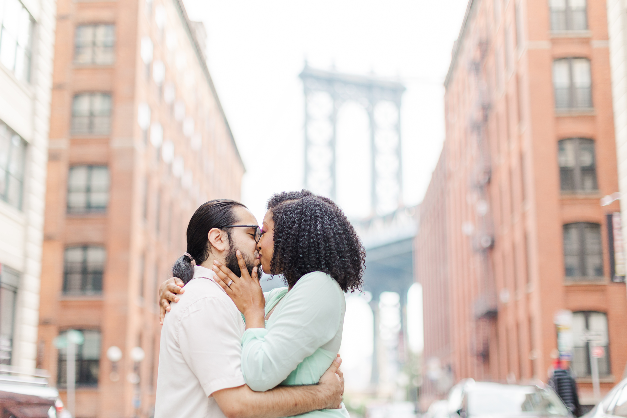 Pretty Summer Engagement Photo Shoot in New York
