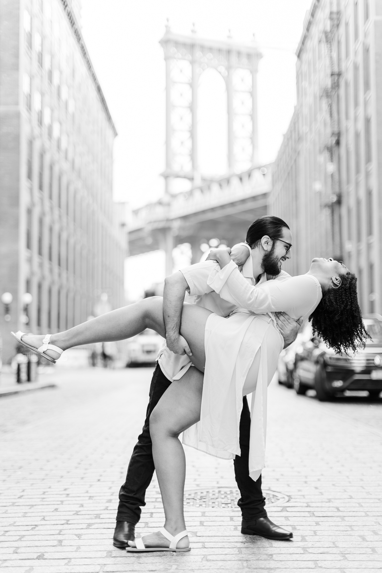 Personal Engagement Shoot on the Brooklyn Bridge