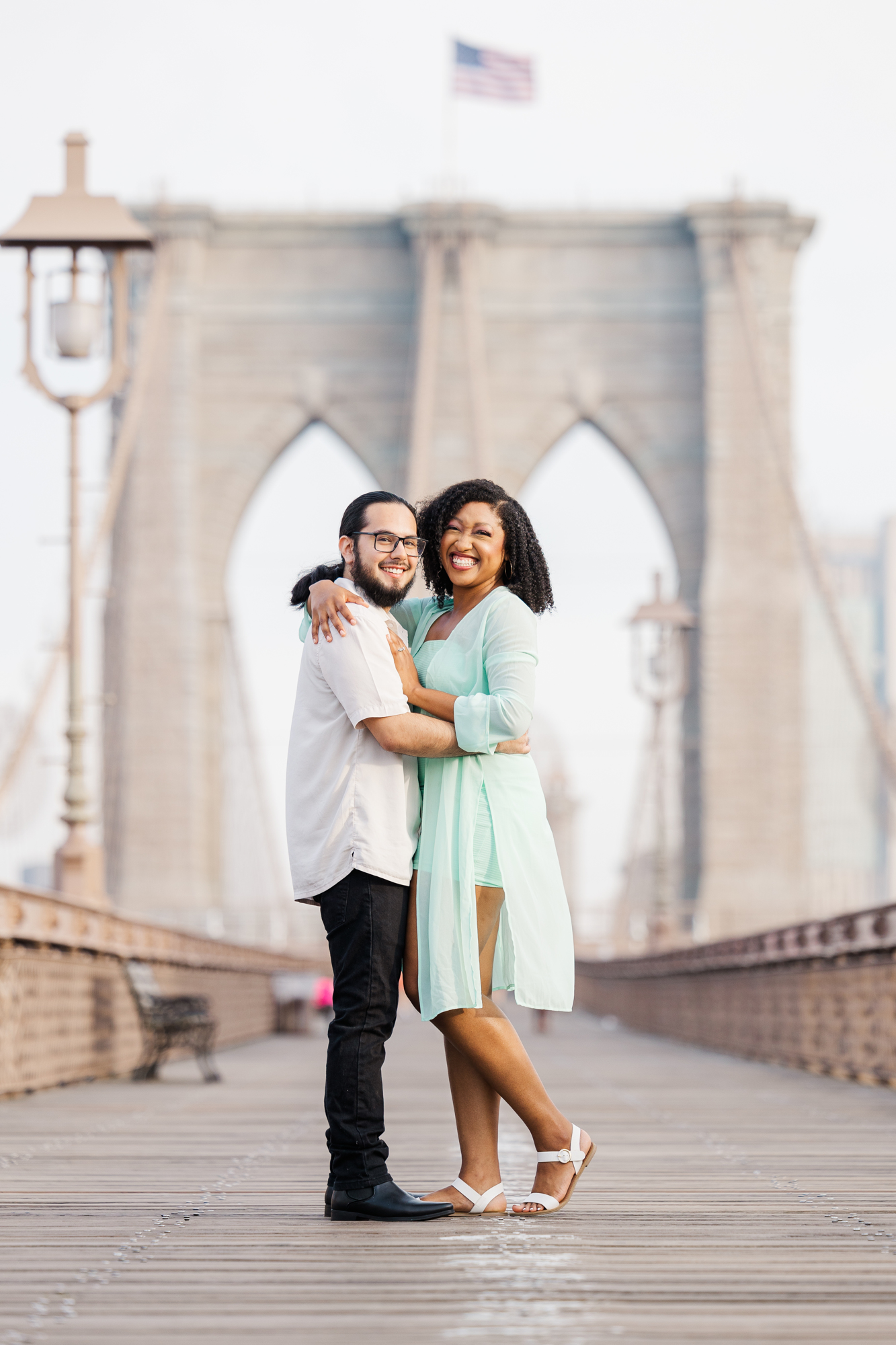 Joyous Summer Engagement Photo Shoot in New York