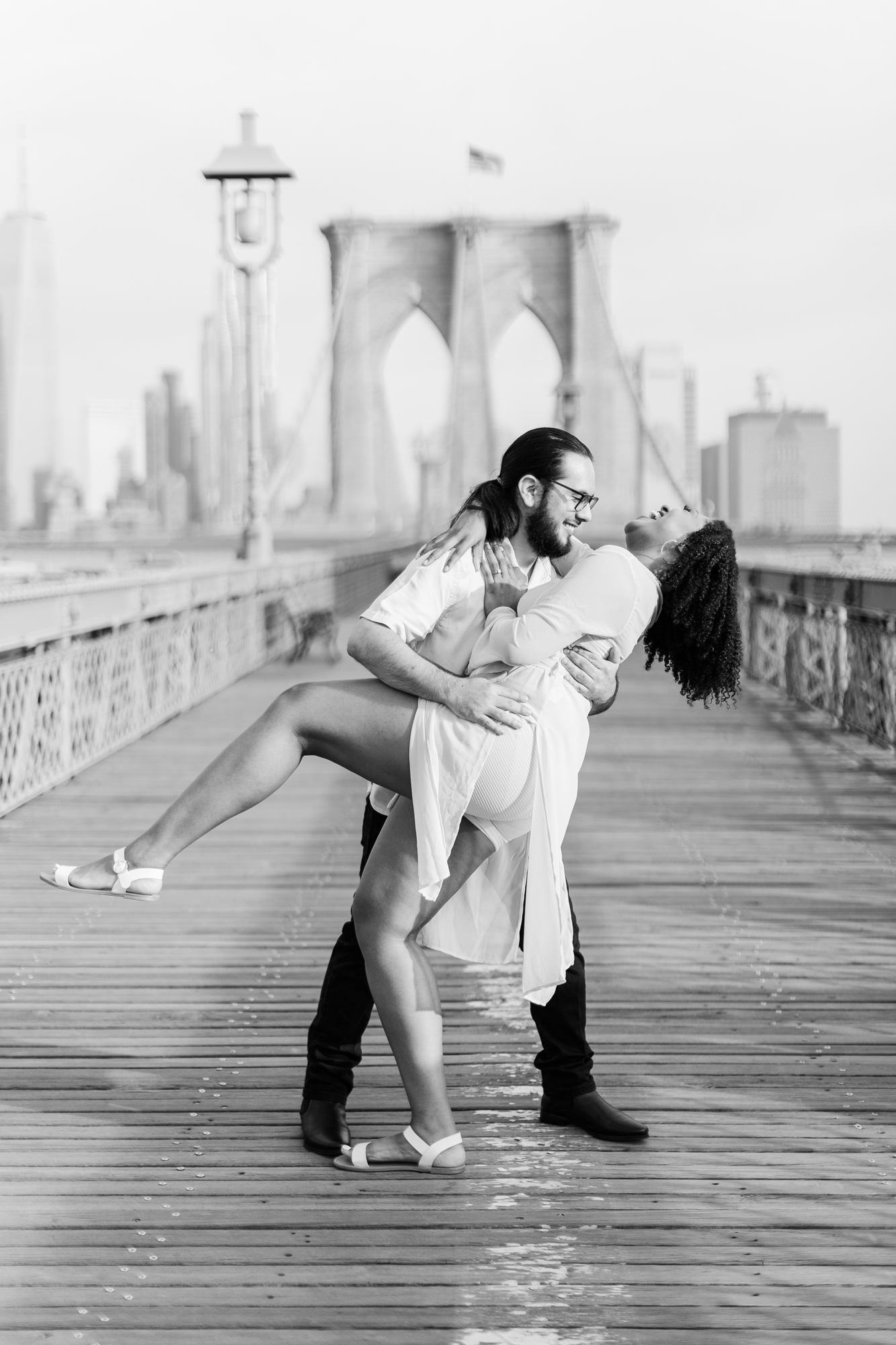 Flawless Summer Engagement Photo Shoot in New York