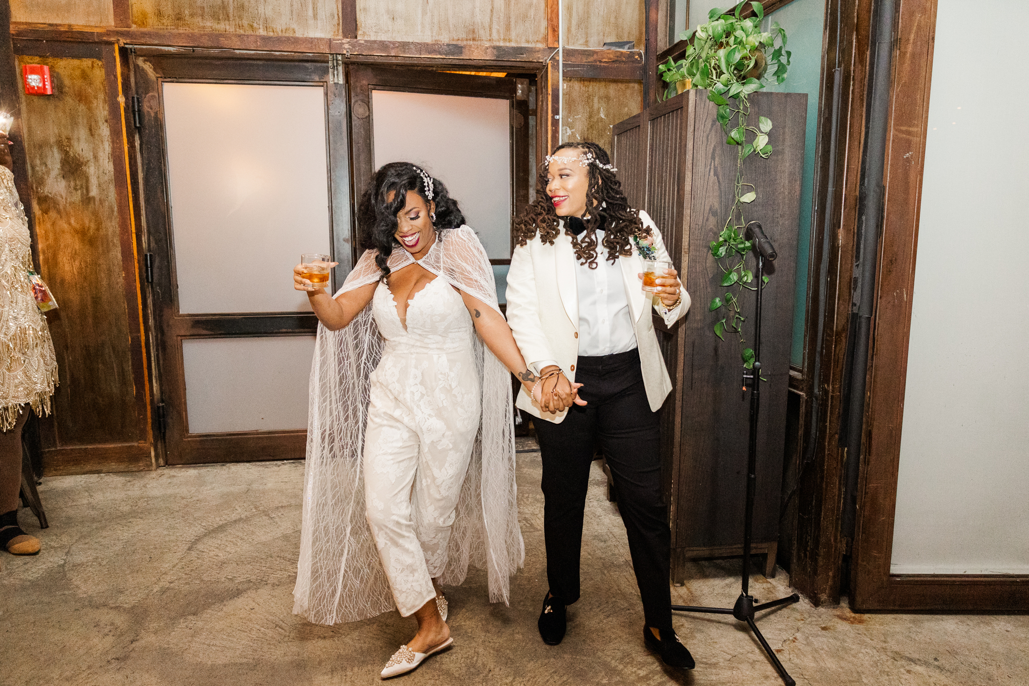 Vivid Autumn LGBT Wedding Photos at The Brooklyn Winery