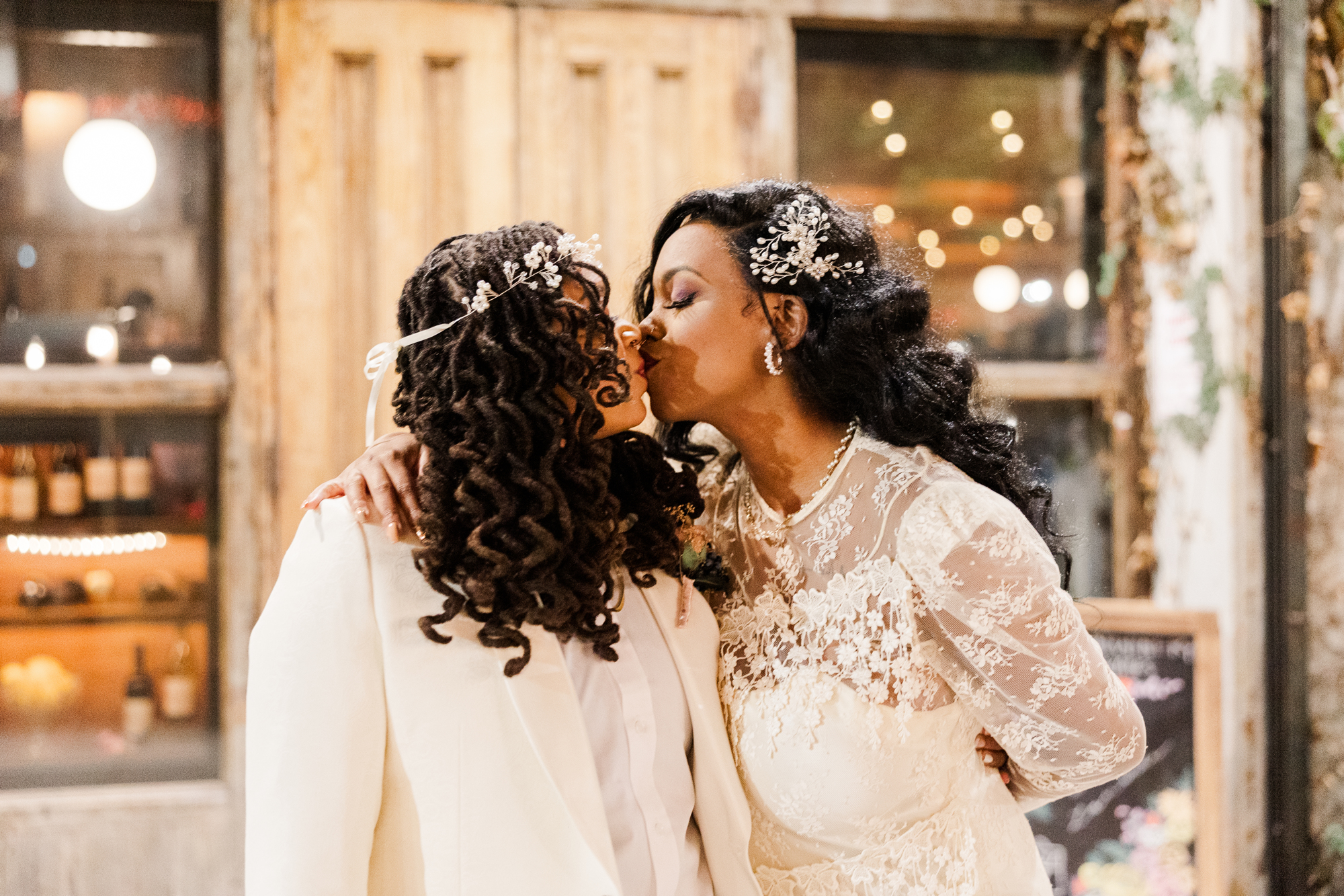 Lovely Autumn LGBT Wedding Photos at The Brooklyn Winery