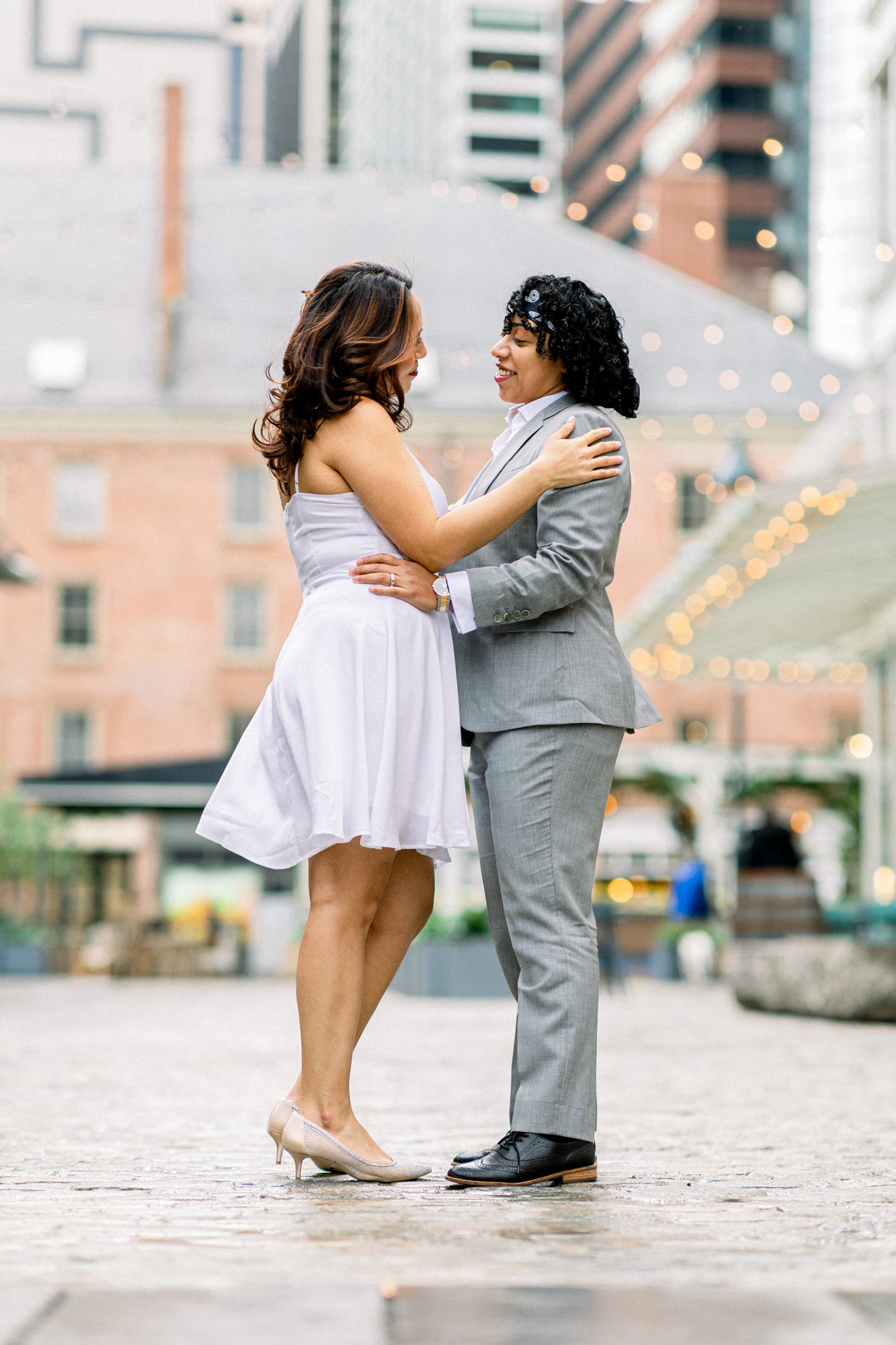 Incredible South Street Seaport Engagement Photography