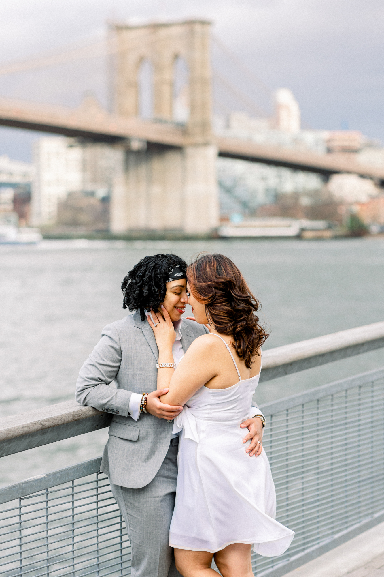 Breathtaking South Street Seaport Engagement Photography