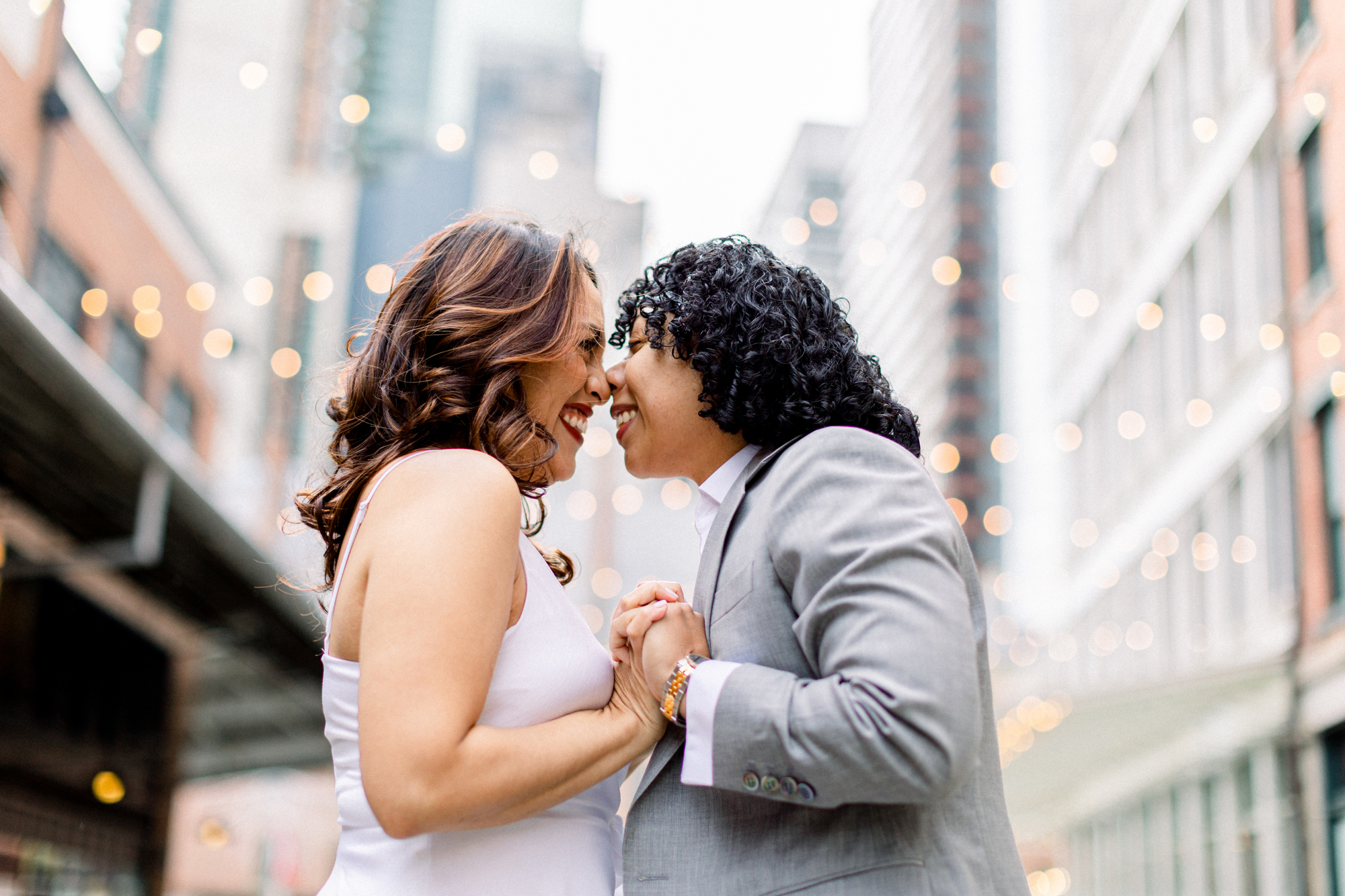 Enchanting South Street Seaport Engagement Photography