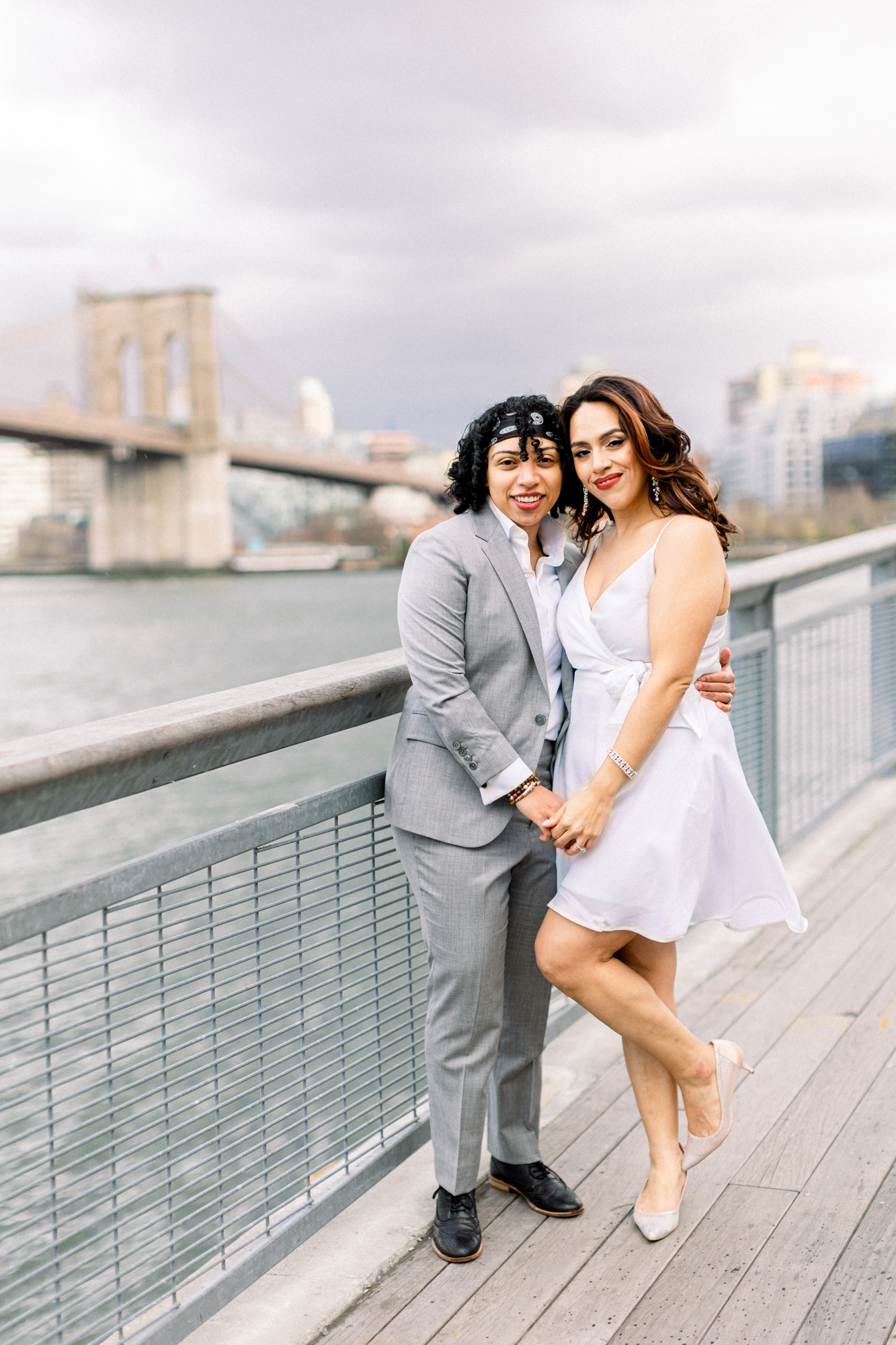 Stunning South Street Seaport Engagement Photography