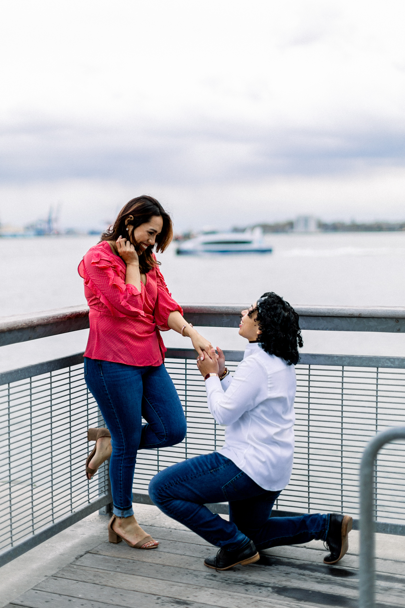 Memorable South Street Seaport Engagement Photography