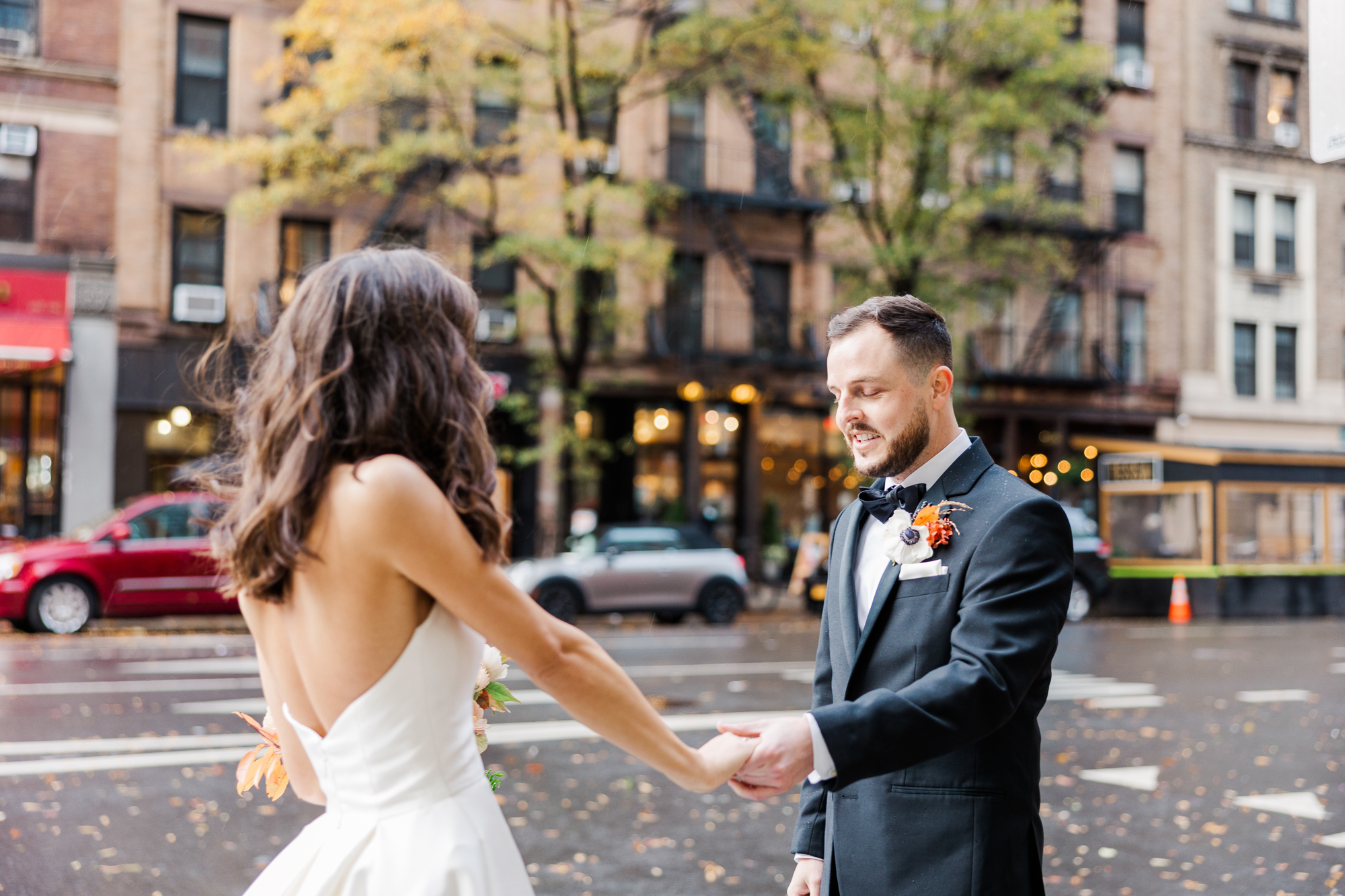Memorable Rainy Fall Milling Room Wedding Photos in New York