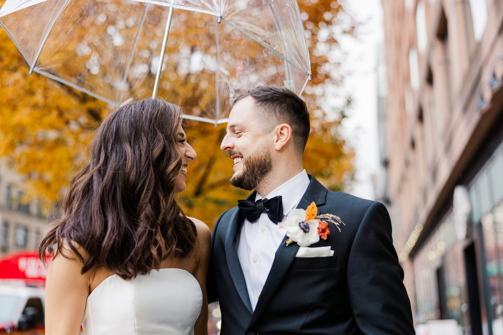 Lovely Rainy Fall Milling Room Wedding Photos in New York