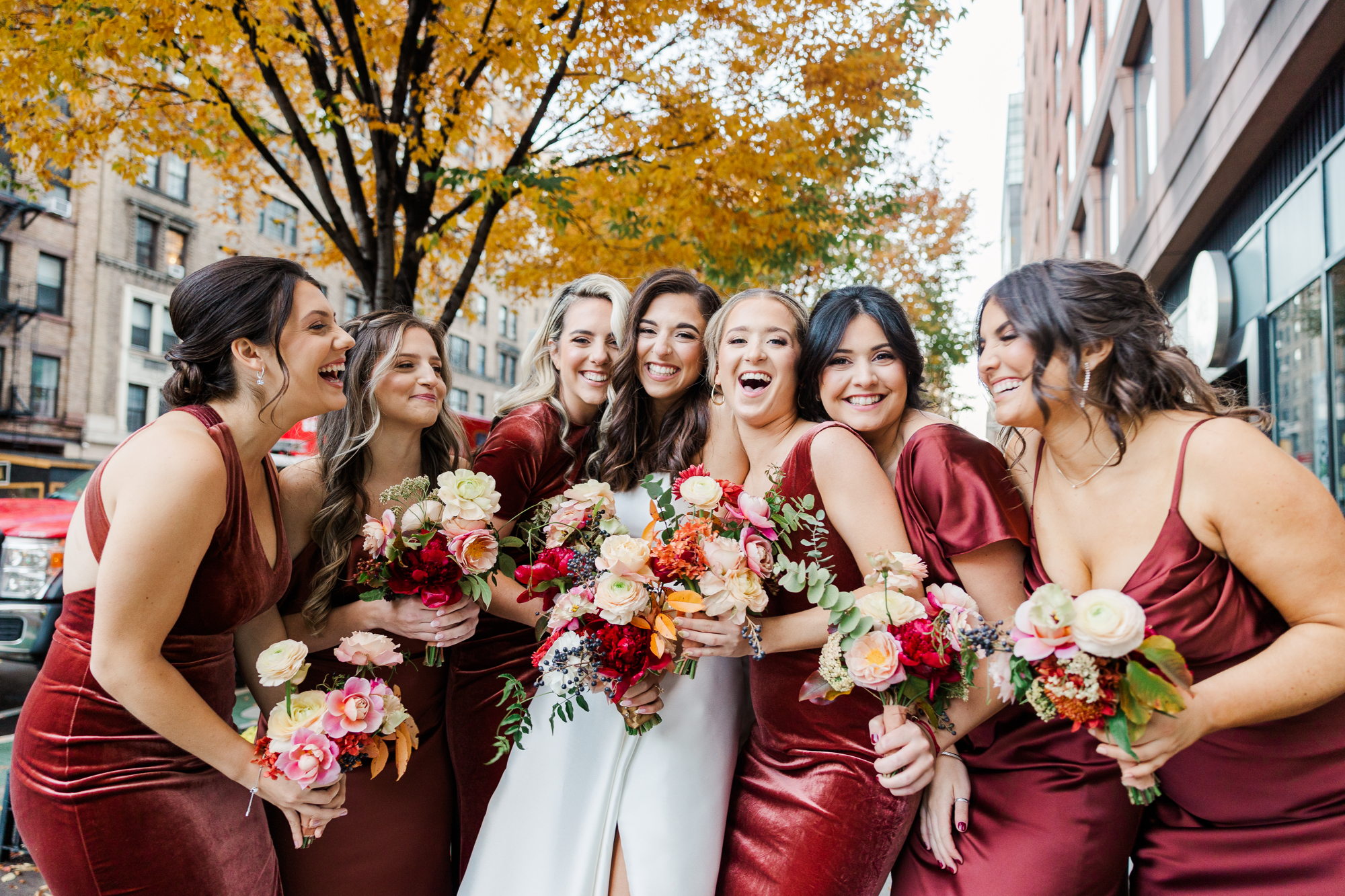 Glamorous New York Milling Room Wedding Photos on a Rainy Fall Day
