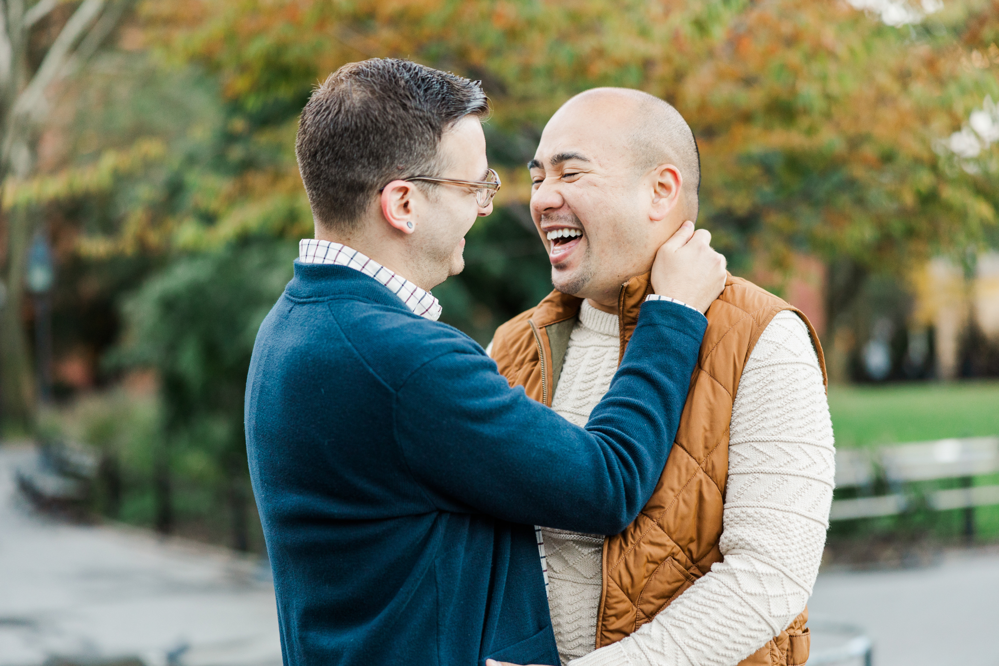 Perfect West Village Engagement Photography with Stonewall