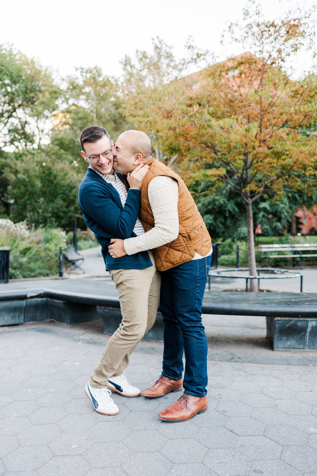 Charming West Village Engagement Photography with Stonewall
