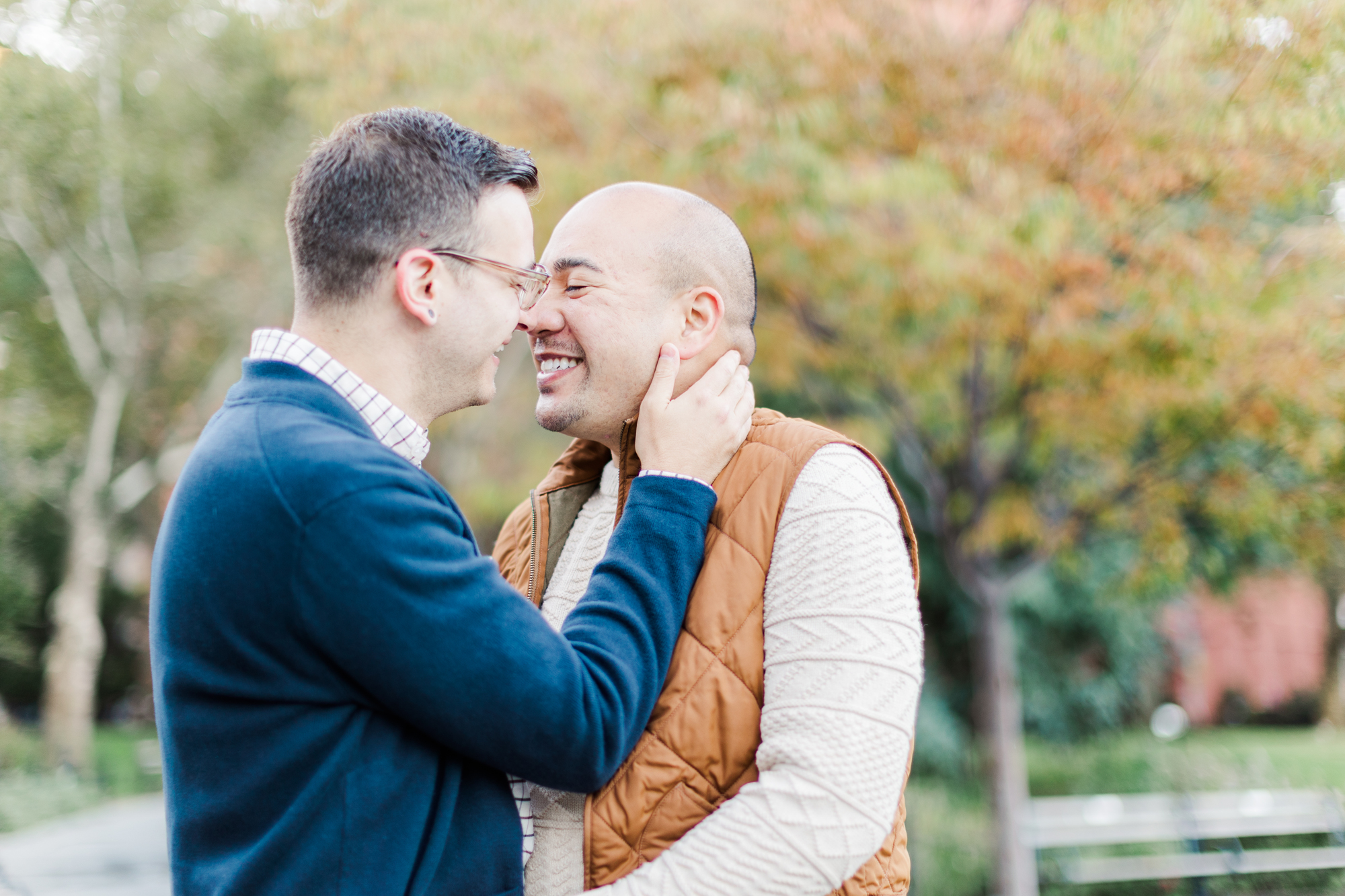Dazzling West Village Engagement Photography with Stonewall