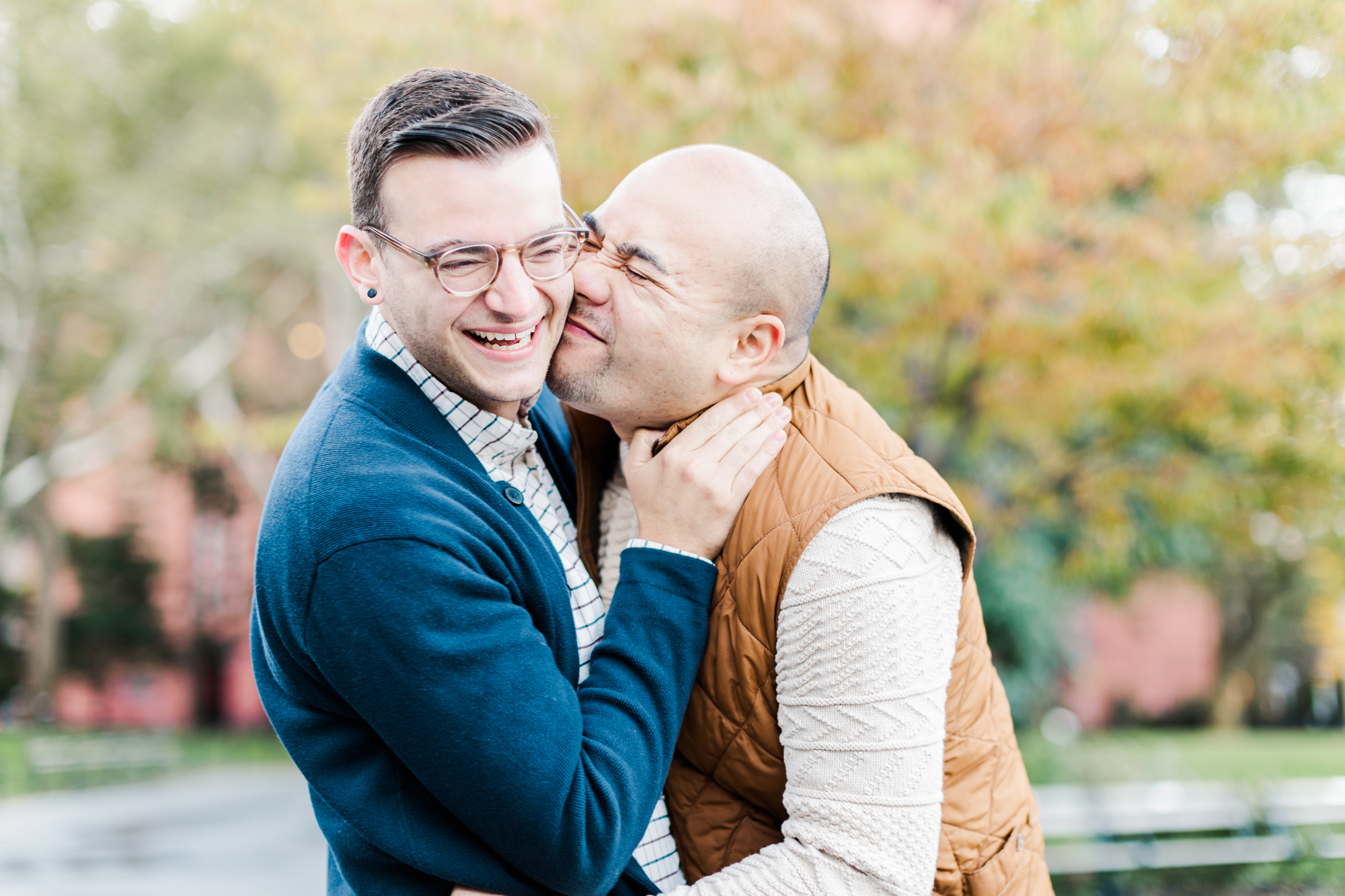 Adorable West Village Engagement Photography with Stonewall