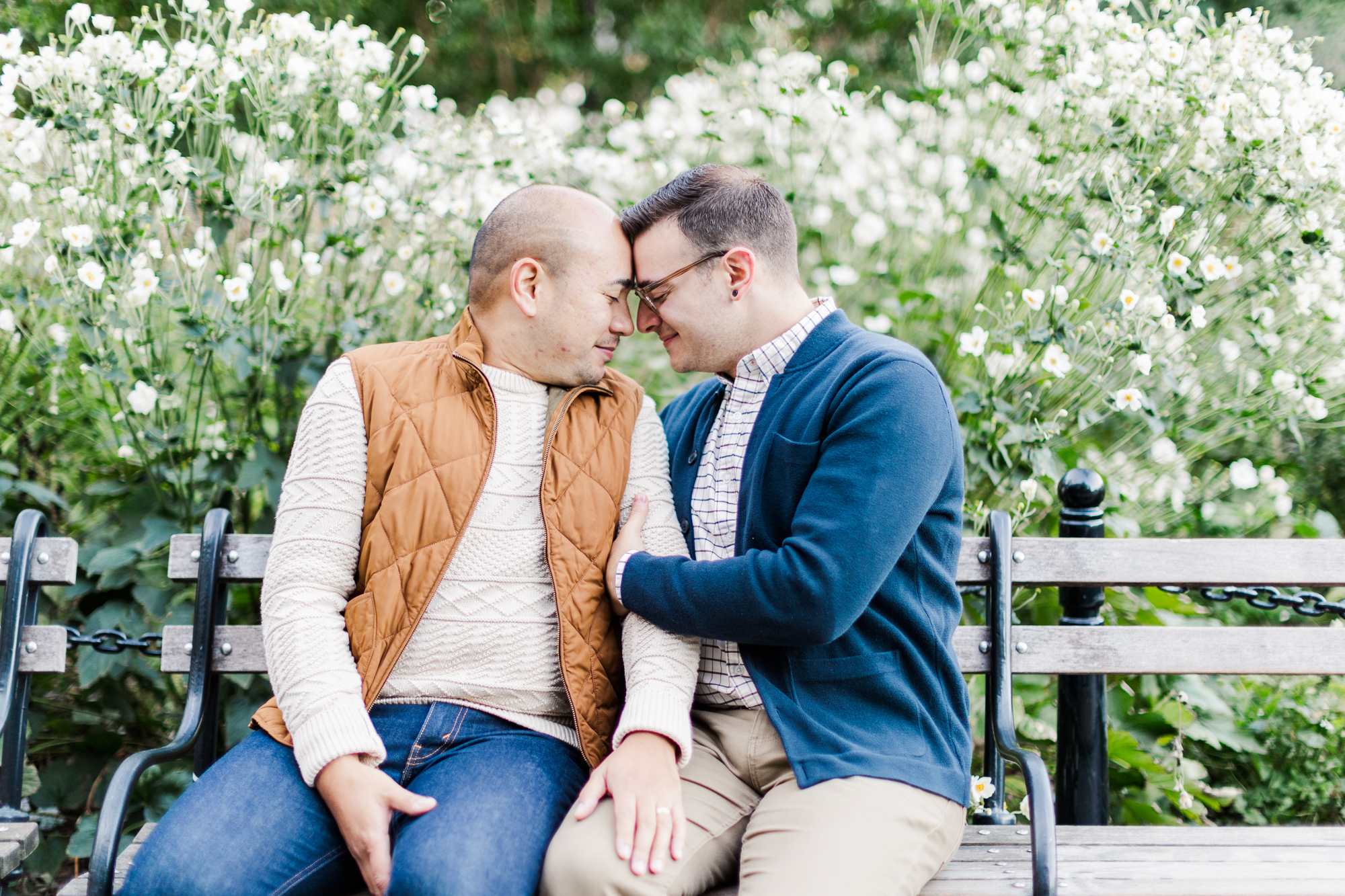 Springy West Village Engagement Photography with Stonewall