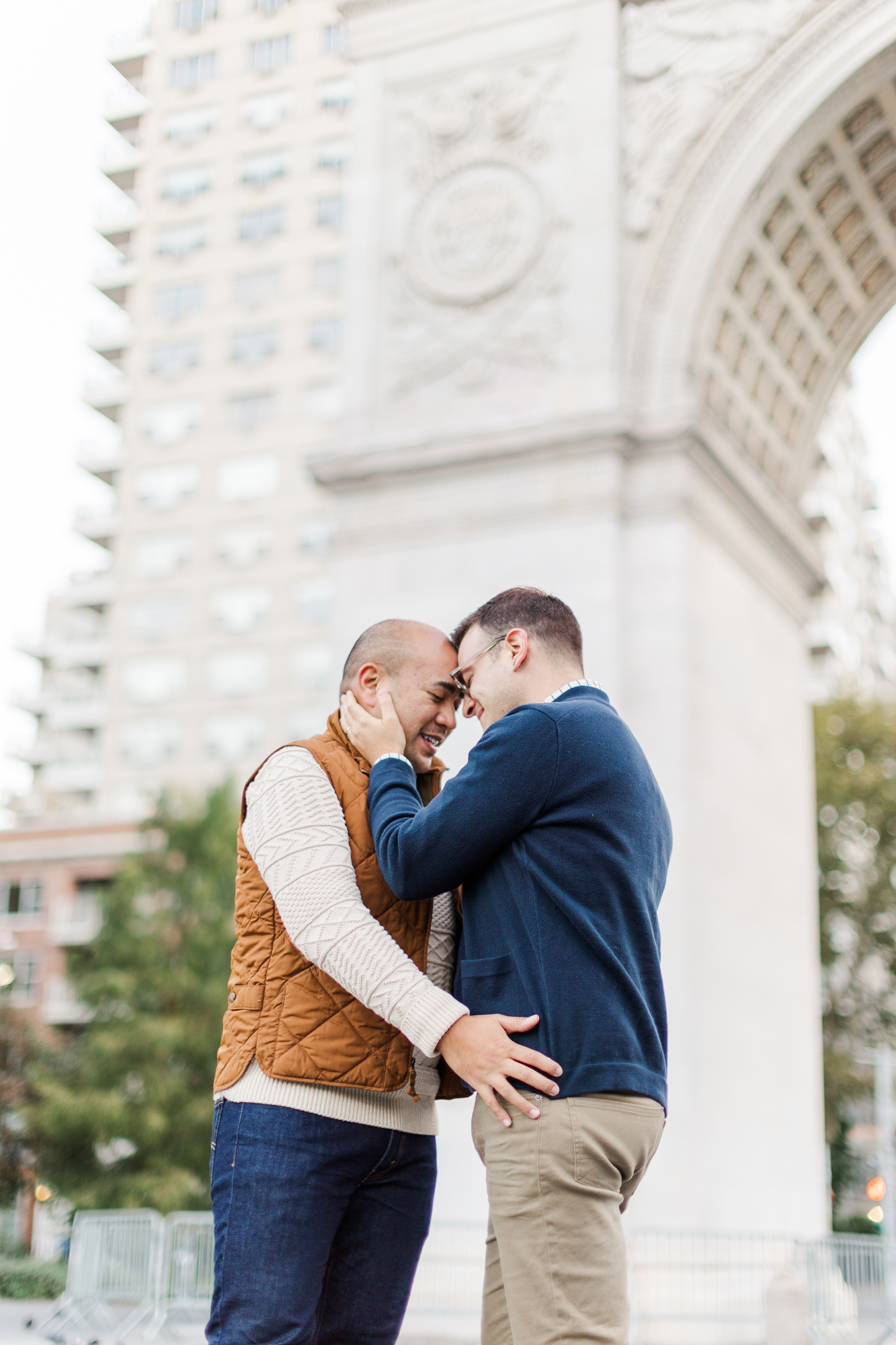 Radiant West Village Engagement Photography with Stonewall