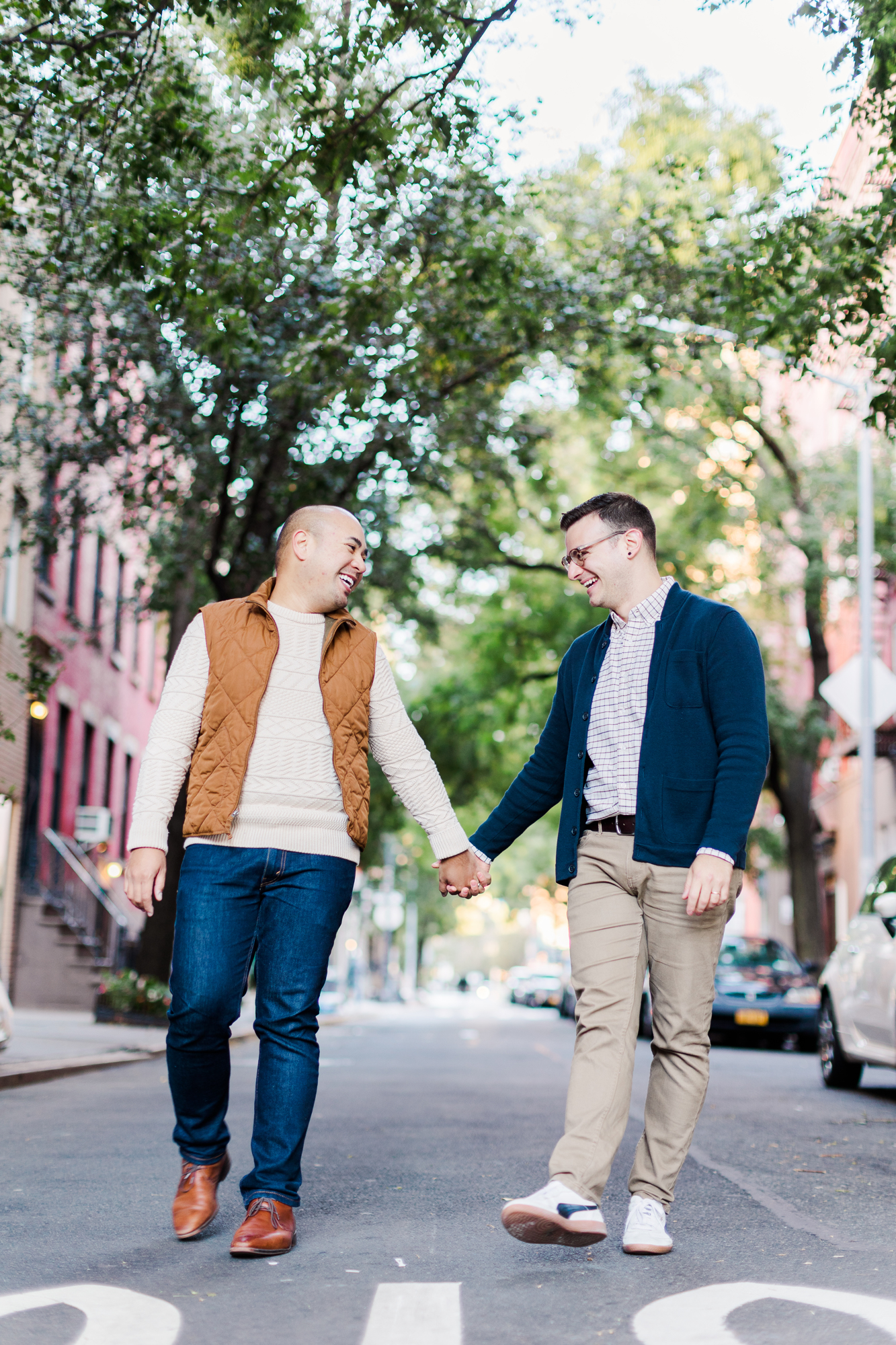Candid West Village Engagement Photography with Stonewall